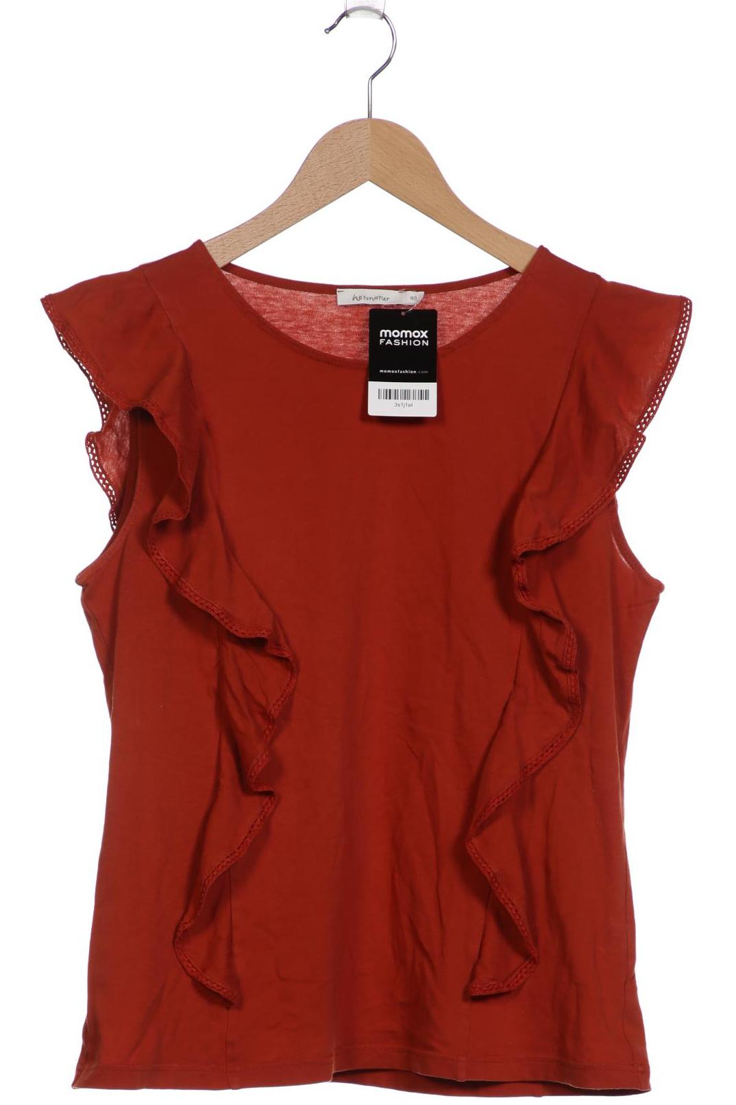 

hessnatur Damen T-Shirt, rot, Gr. 40