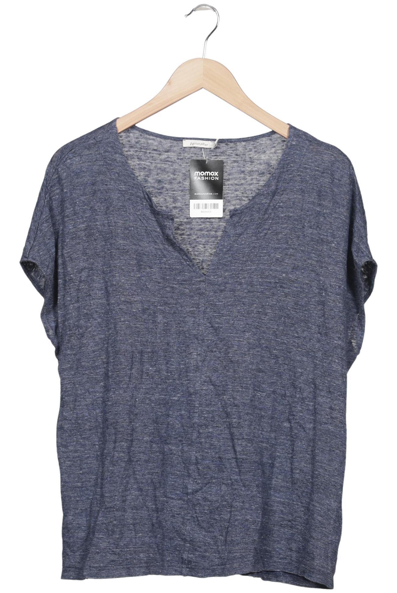 

hessnatur Damen T-Shirt, marineblau, Gr. 48