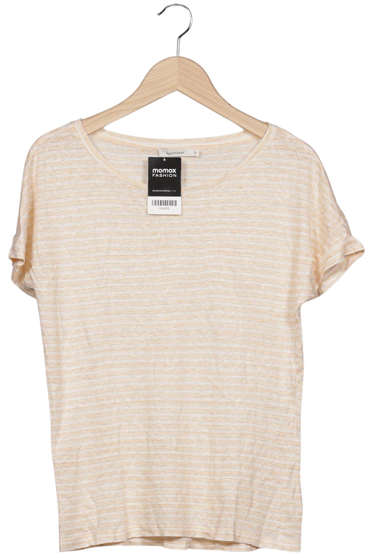 

hessnatur Damen T-Shirt, beige, Gr. 38