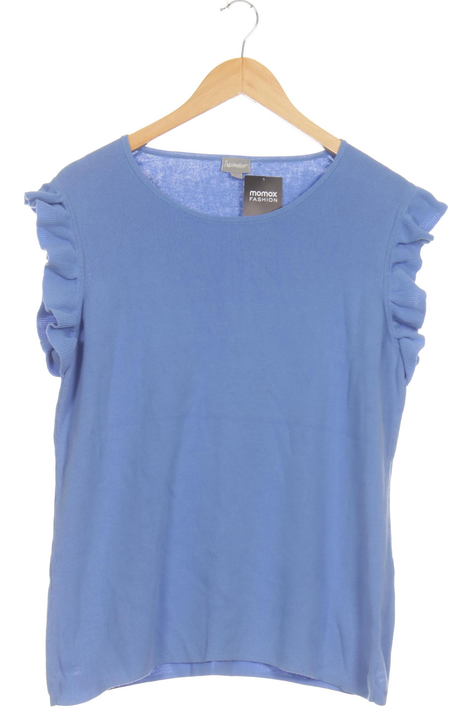 

hessnatur Damen T-Shirt, blau, Gr. 44