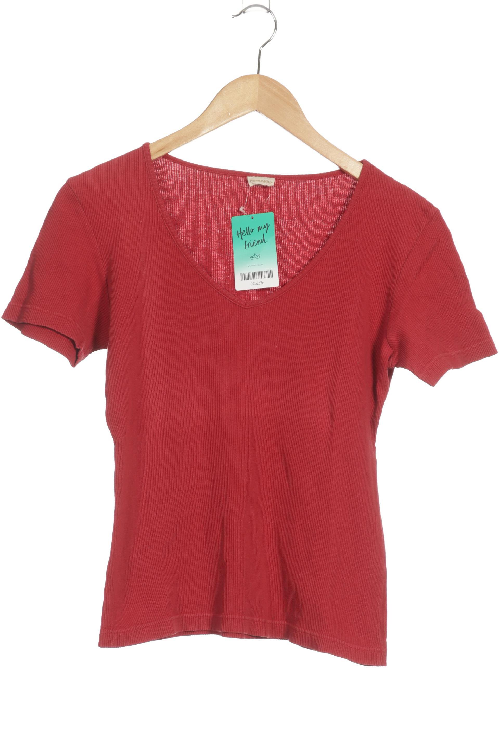 

hessnatur Damen T-Shirt, rot, Gr. 34