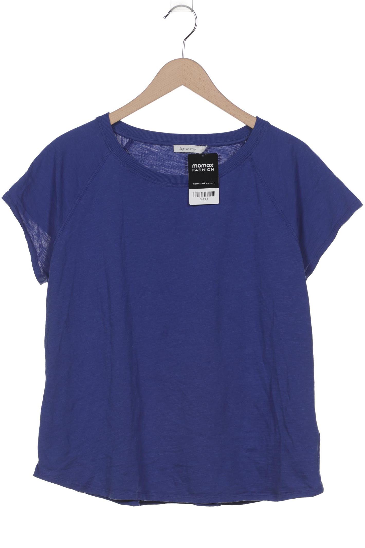 

hessnatur Damen T-Shirt, blau, Gr. 46