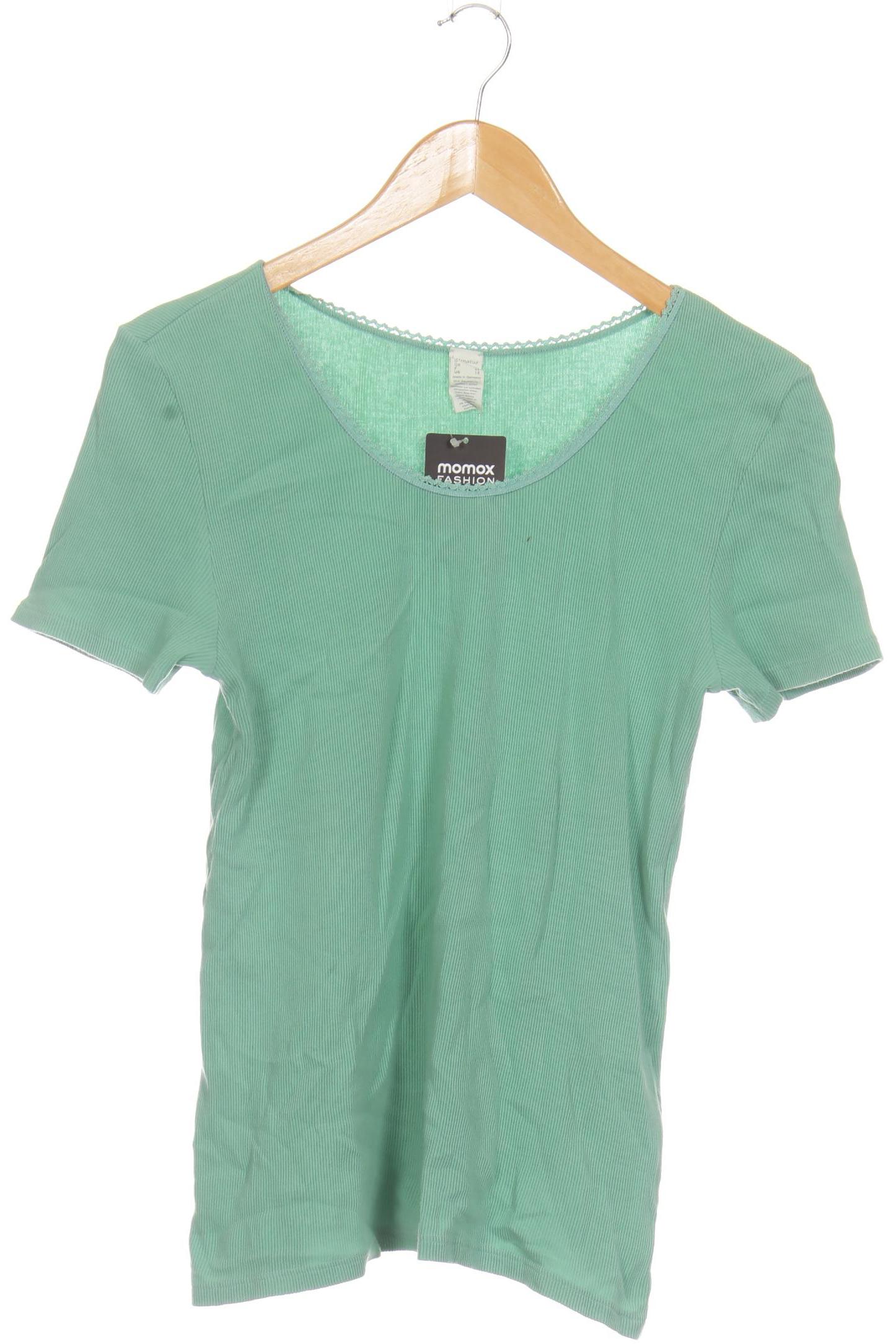 

hessnatur Damen T-Shirt, türkis, Gr. 42