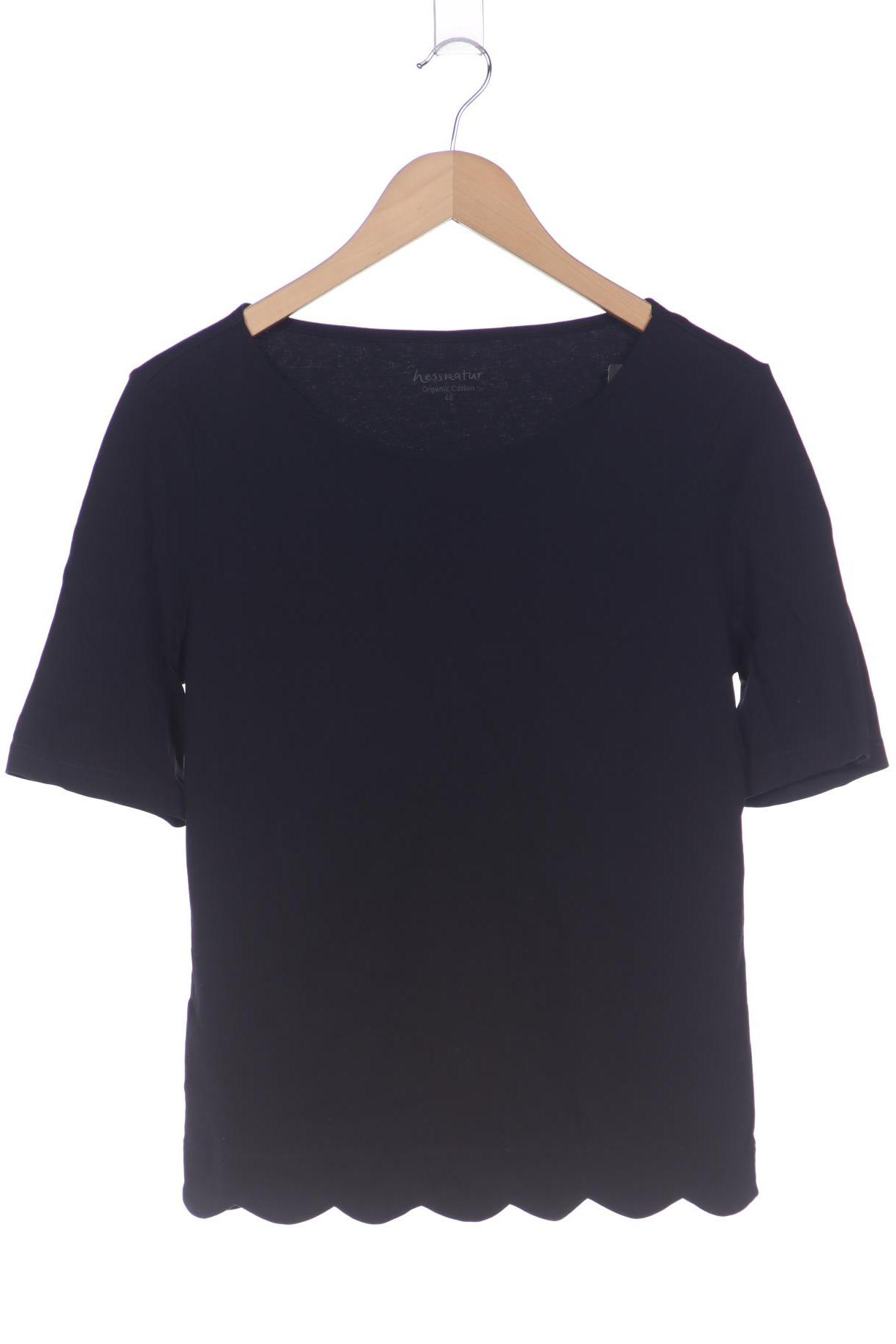 

hessnatur Damen T-Shirt, schwarz, Gr. 40