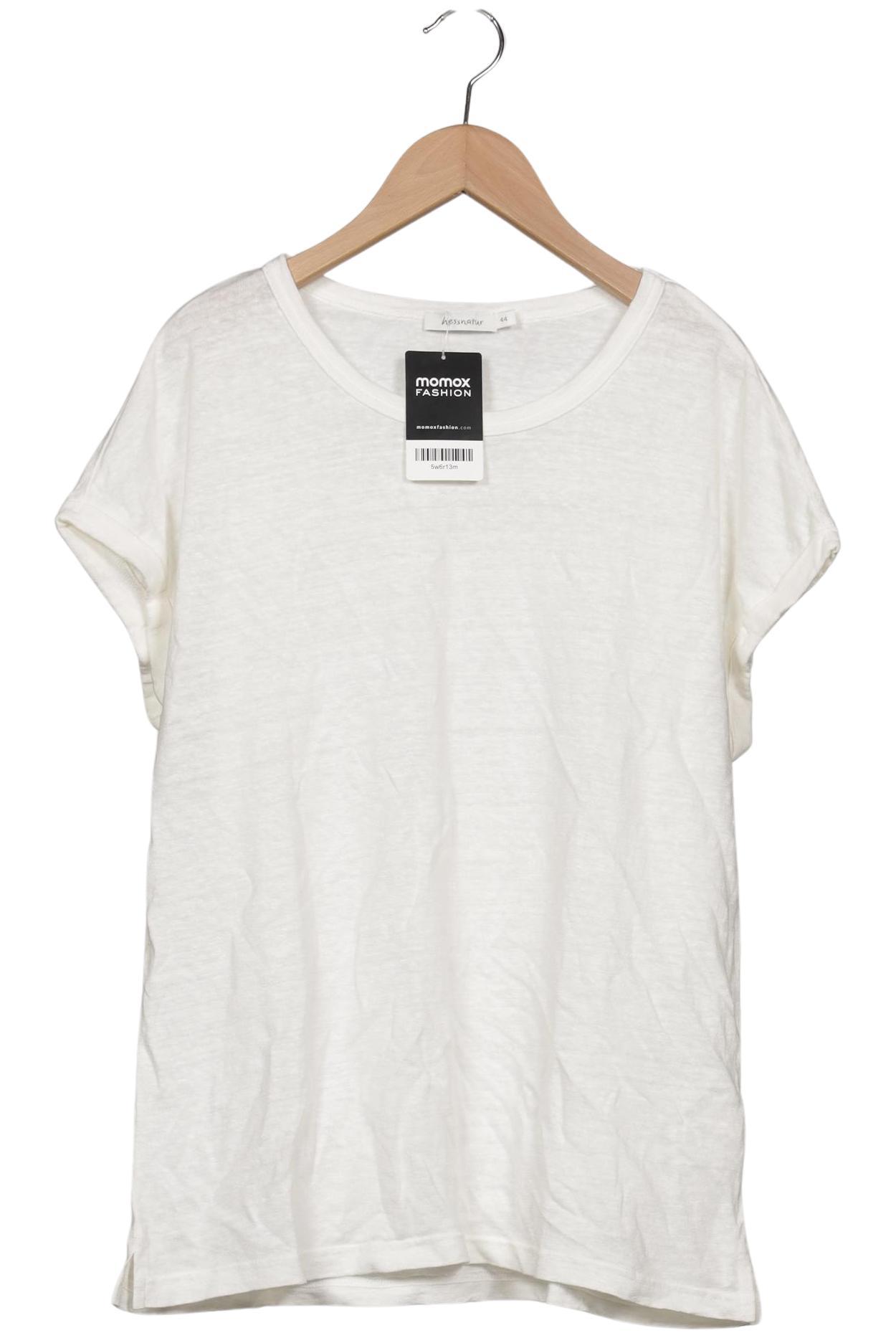 

hessnatur Damen T-Shirt, cremeweiß, Gr. 44