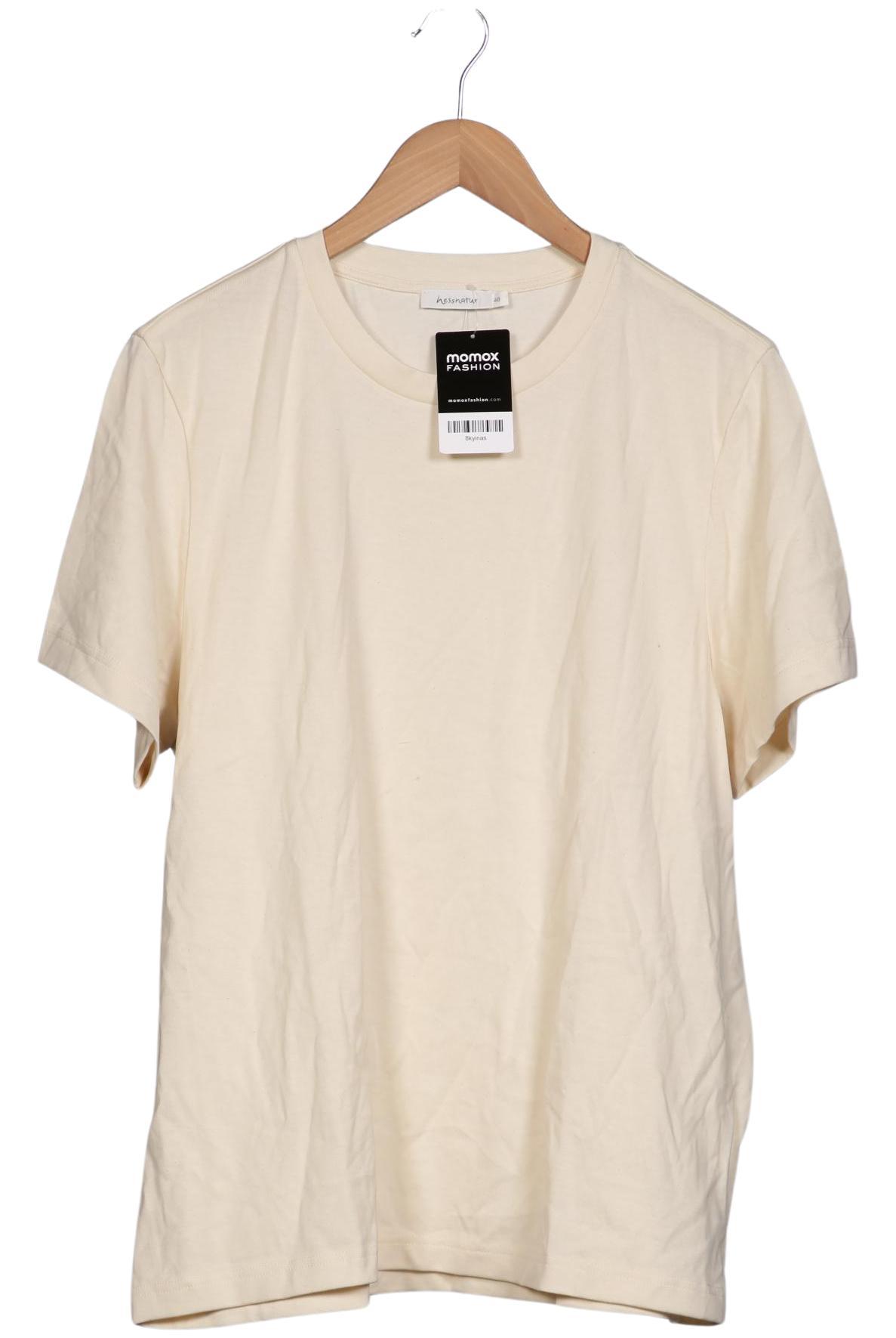 

hessnatur Damen T-Shirt, cremeweiß, Gr. 48