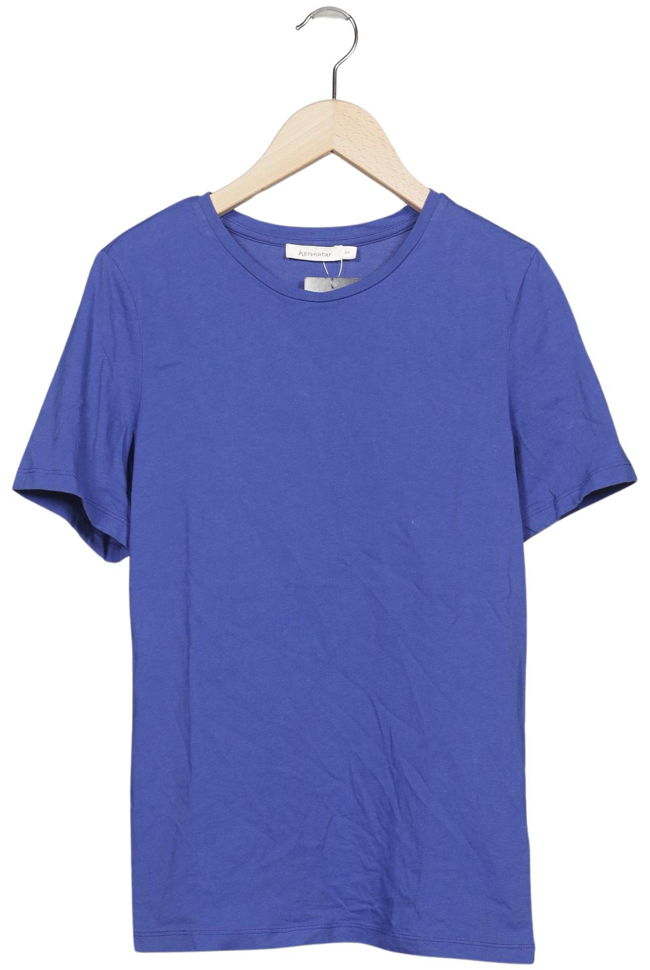 

hessnatur Damen T-Shirt, blau, Gr. 34