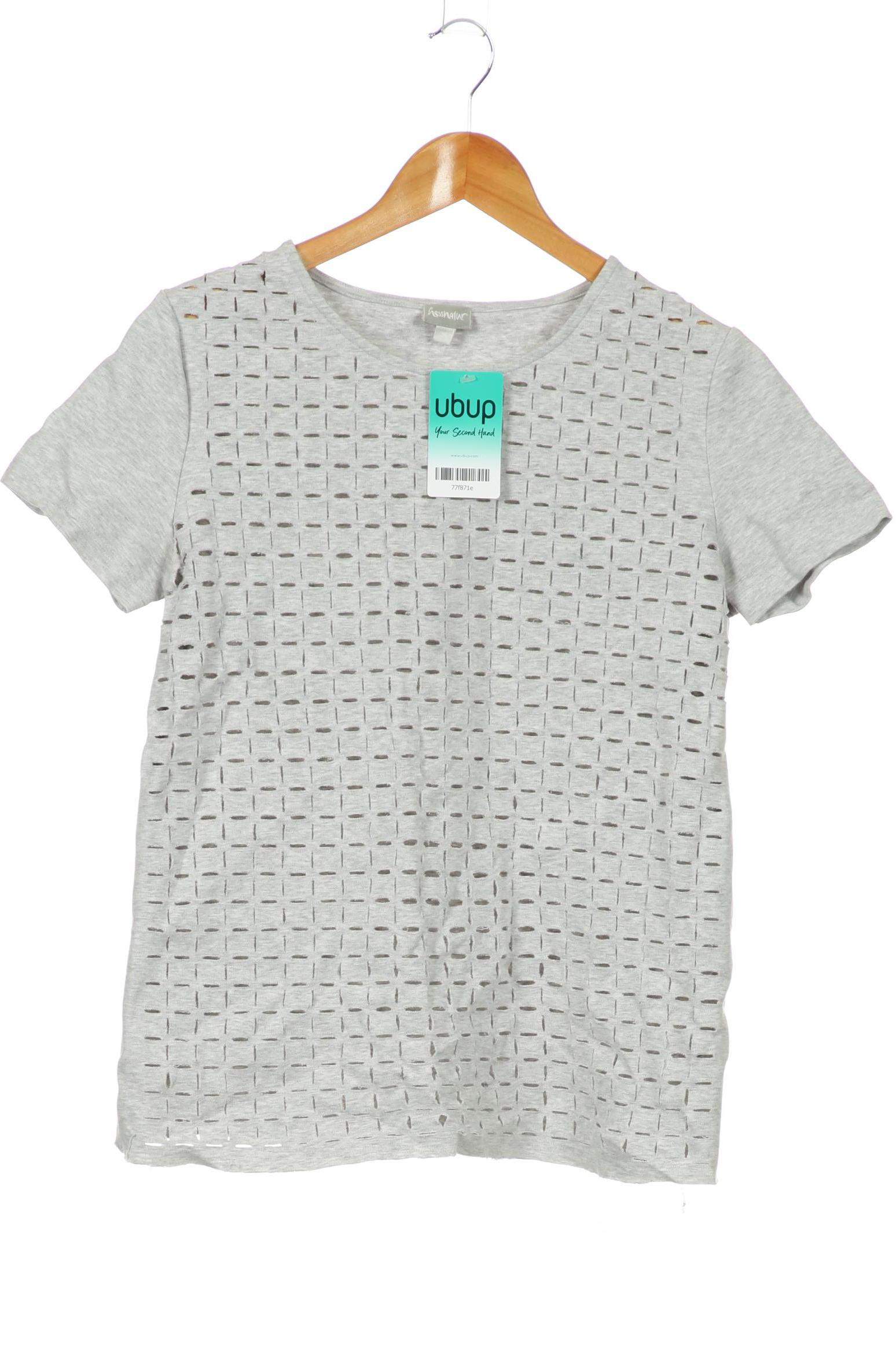 

hessnatur Damen T-Shirt, grau, Gr. 38