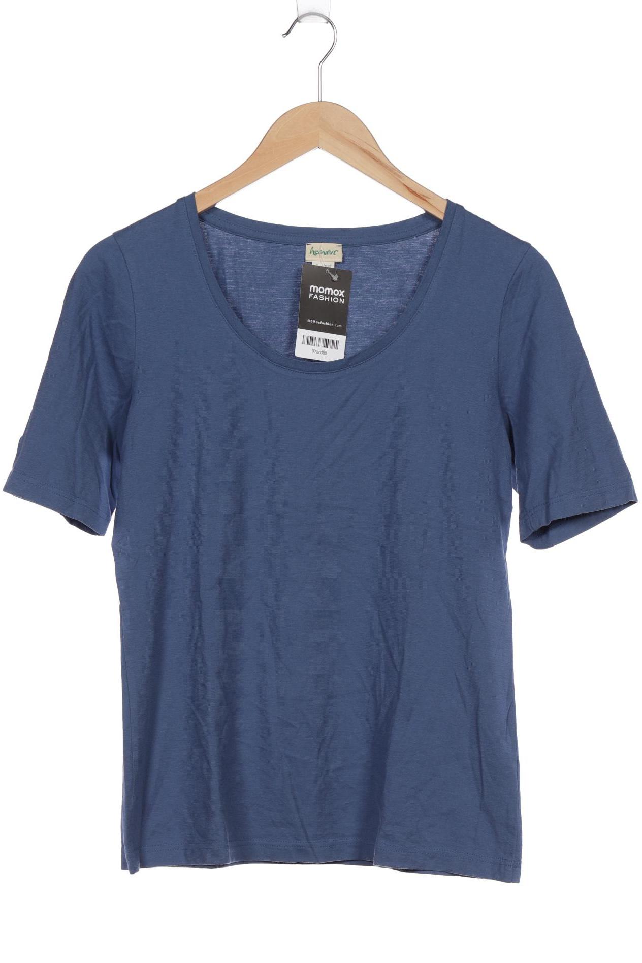 

hessnatur Damen T-Shirt, blau, Gr. 36