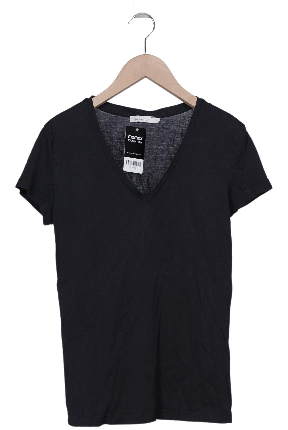 

hessnatur Damen T-Shirt, schwarz, Gr. 34