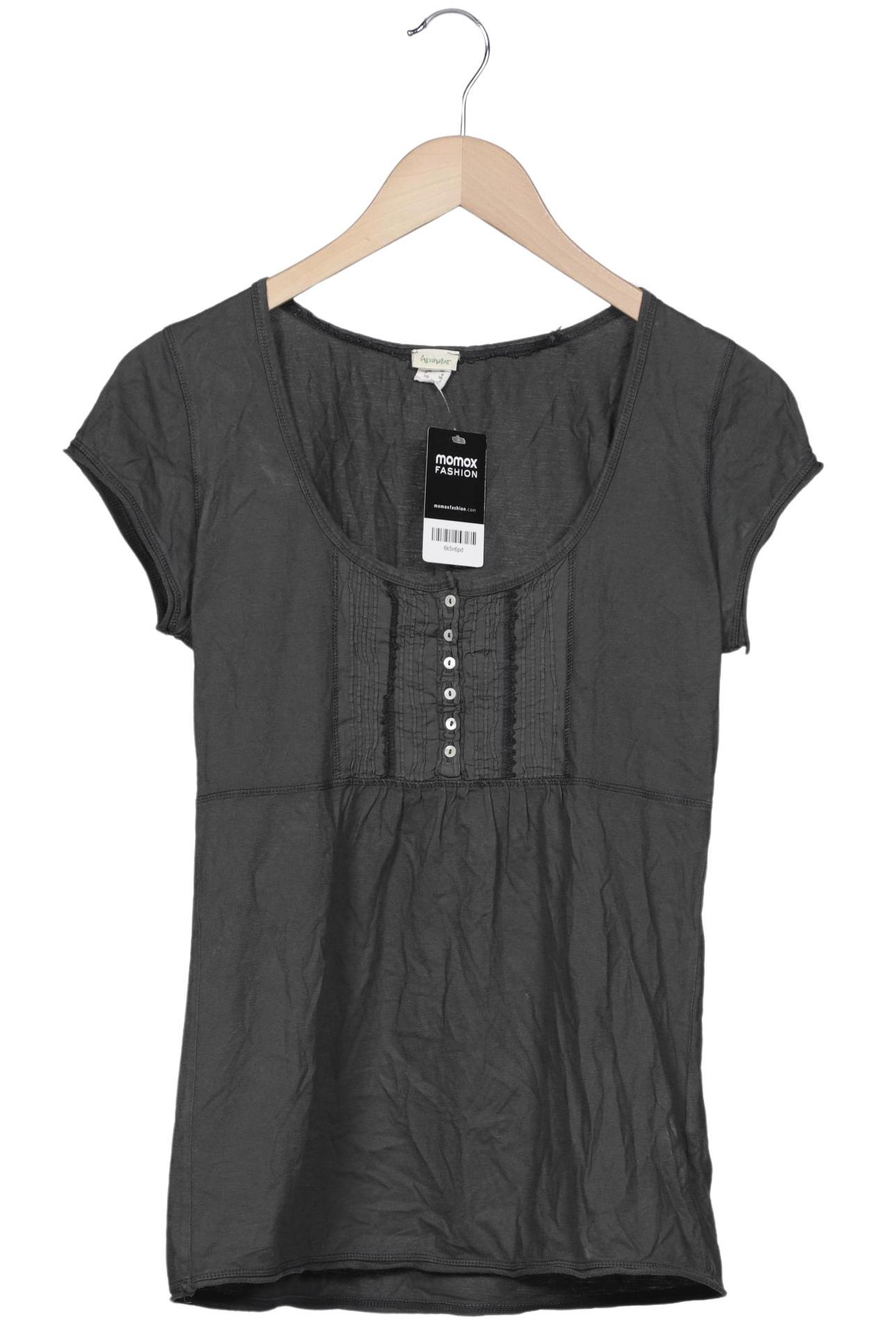 

hessnatur Damen T-Shirt, grau, Gr. 34