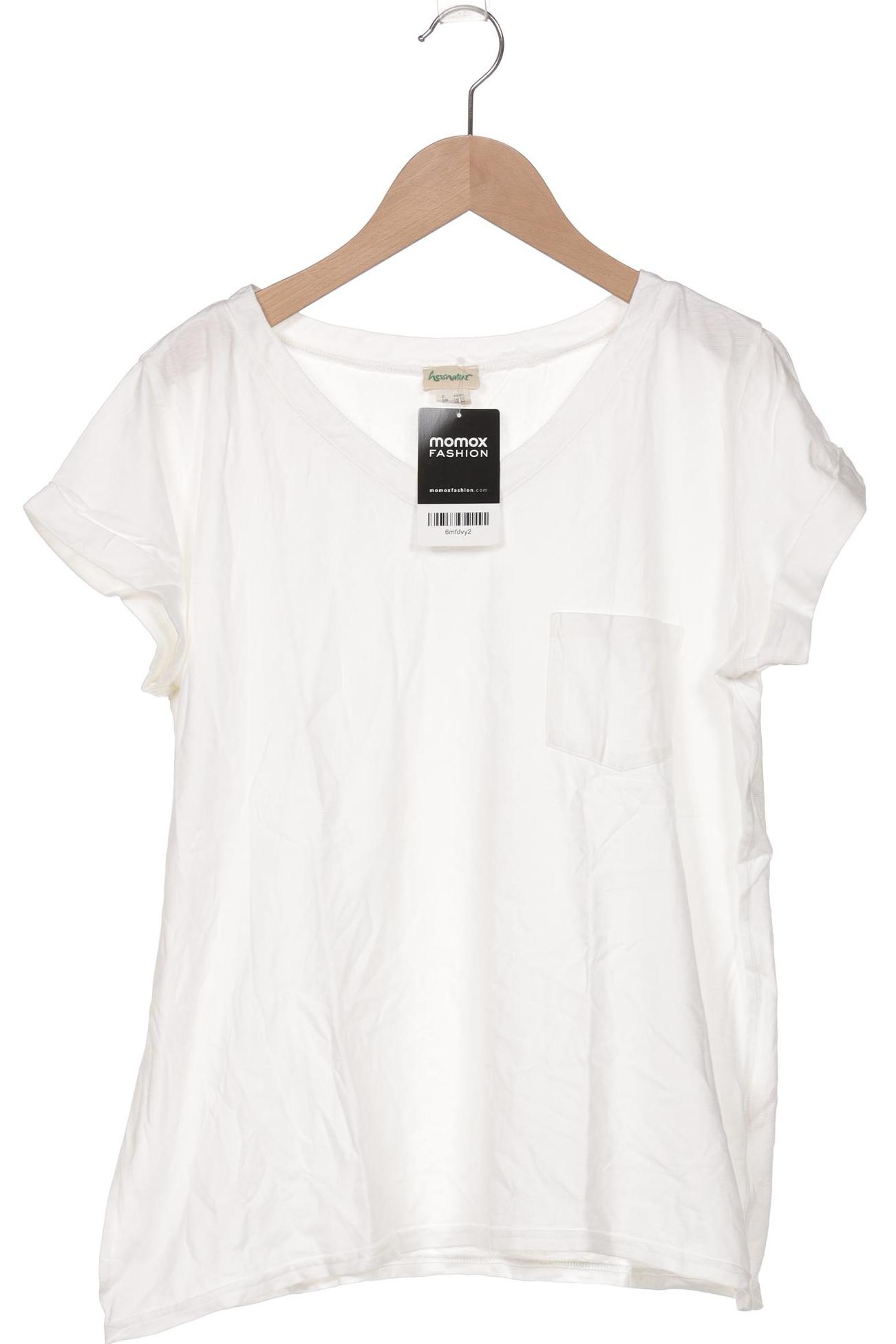 

hessnatur Damen T-Shirt, weiß, Gr. 40