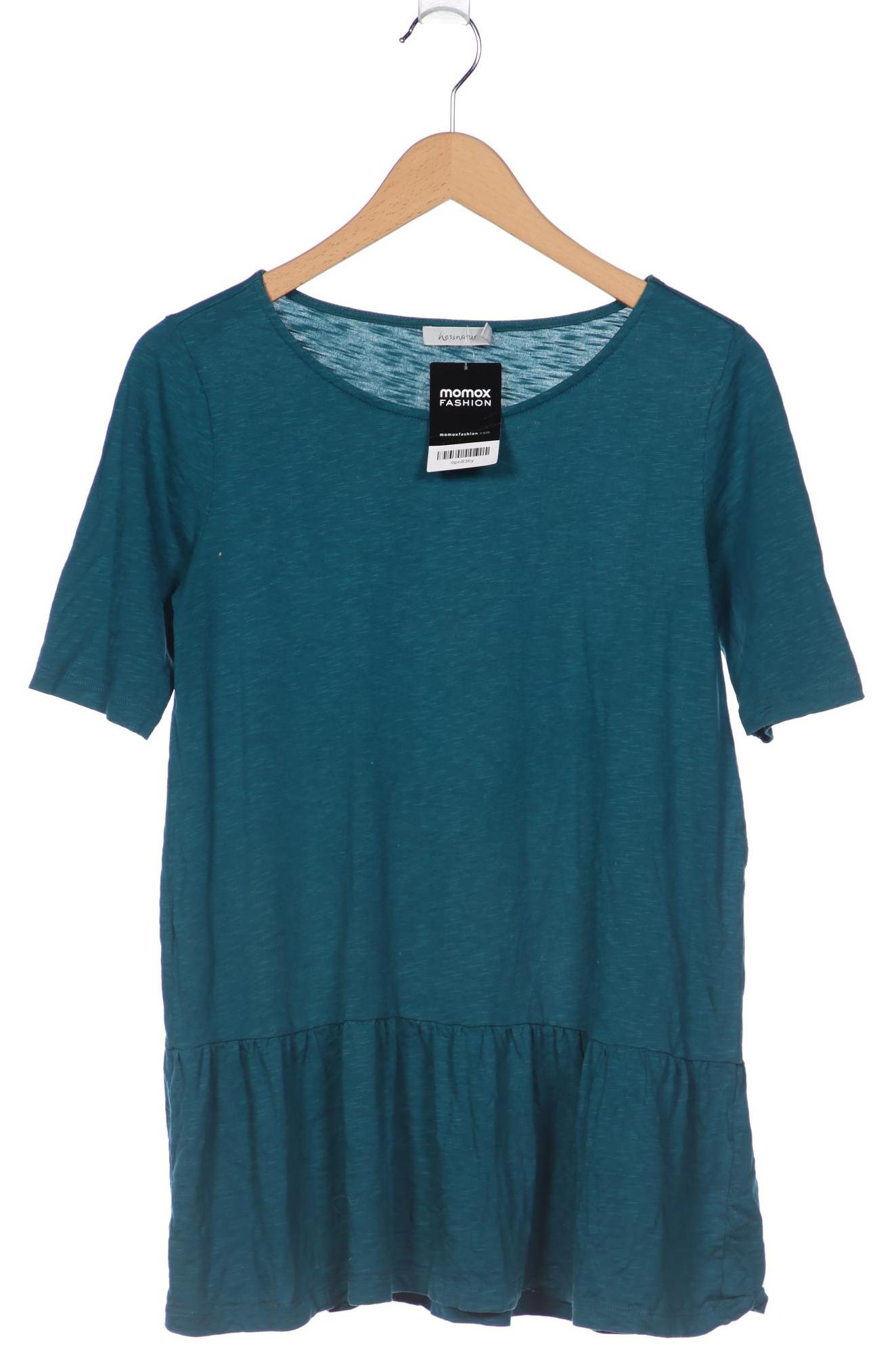 

hessnatur Damen T-Shirt, türkis, Gr. 36
