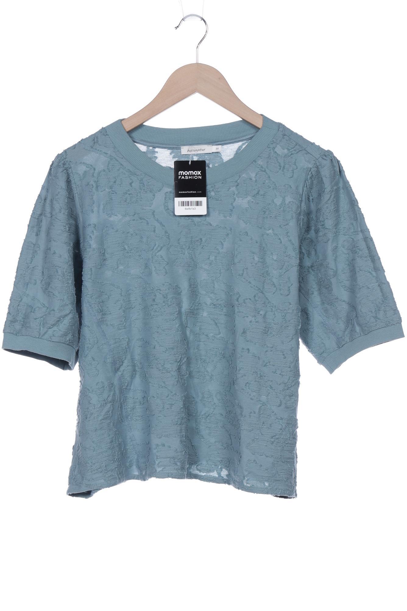 

hessnatur Damen T-Shirt, türkis, Gr. 44