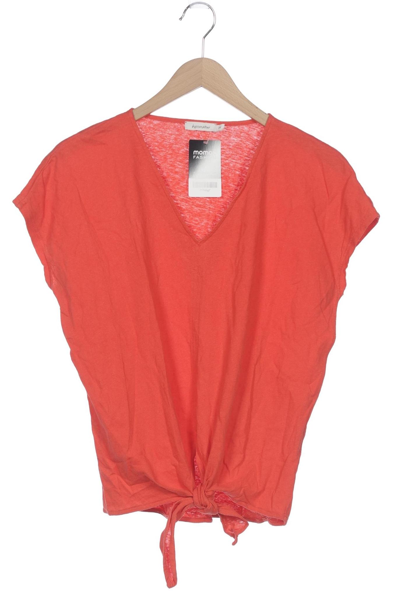 

hessnatur Damen T-Shirt, rot, Gr. 36