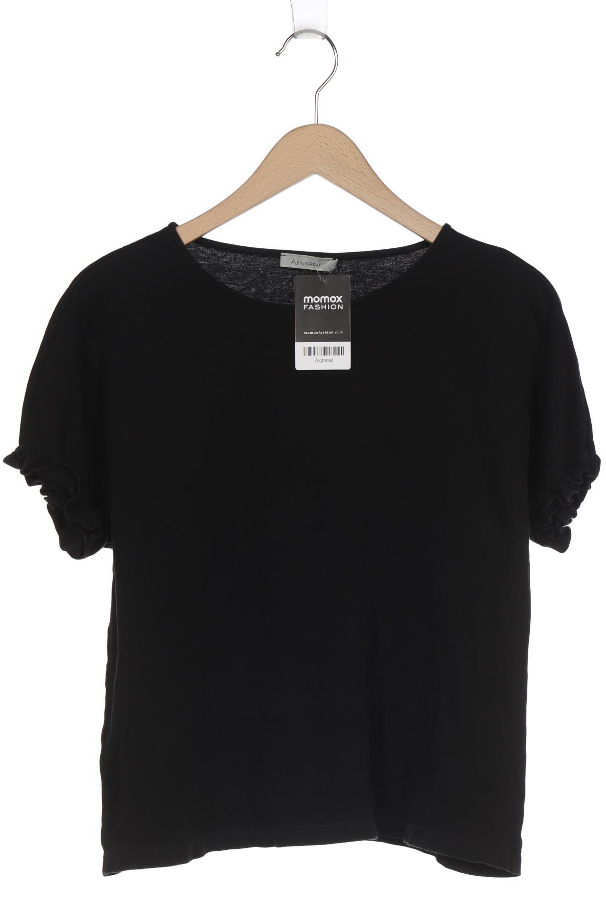 

hessnatur Damen T-Shirt, schwarz, Gr. 44