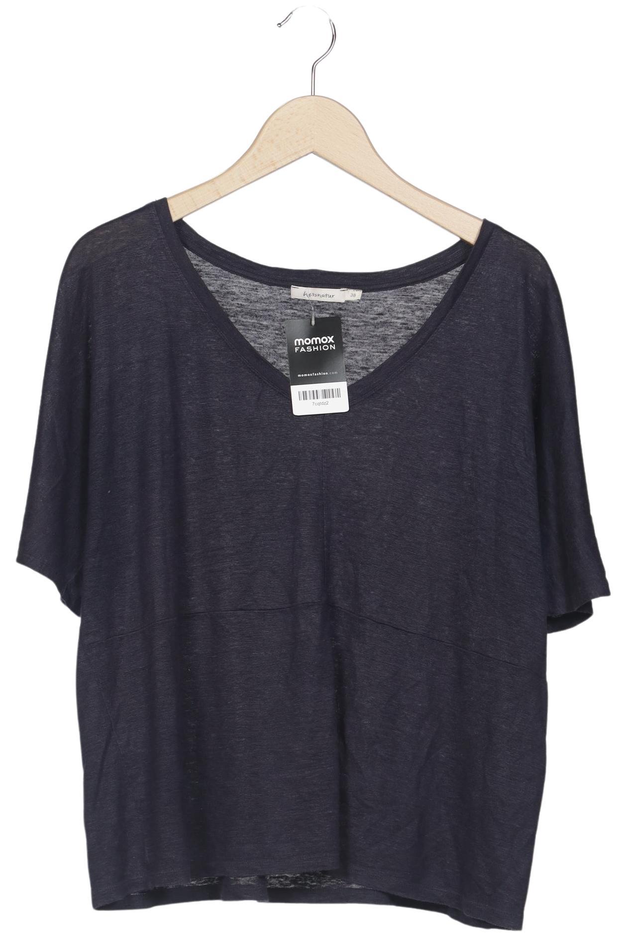 

hessnatur Damen T-Shirt, marineblau, Gr. 38