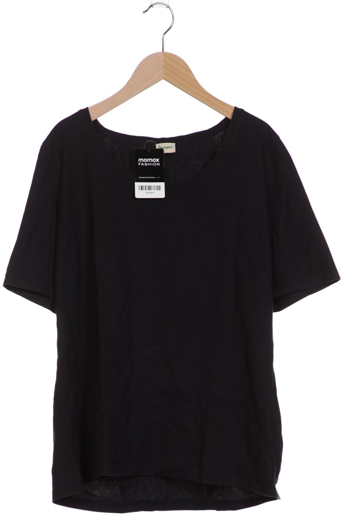 

hessnatur Damen T-Shirt, schwarz, Gr. 44