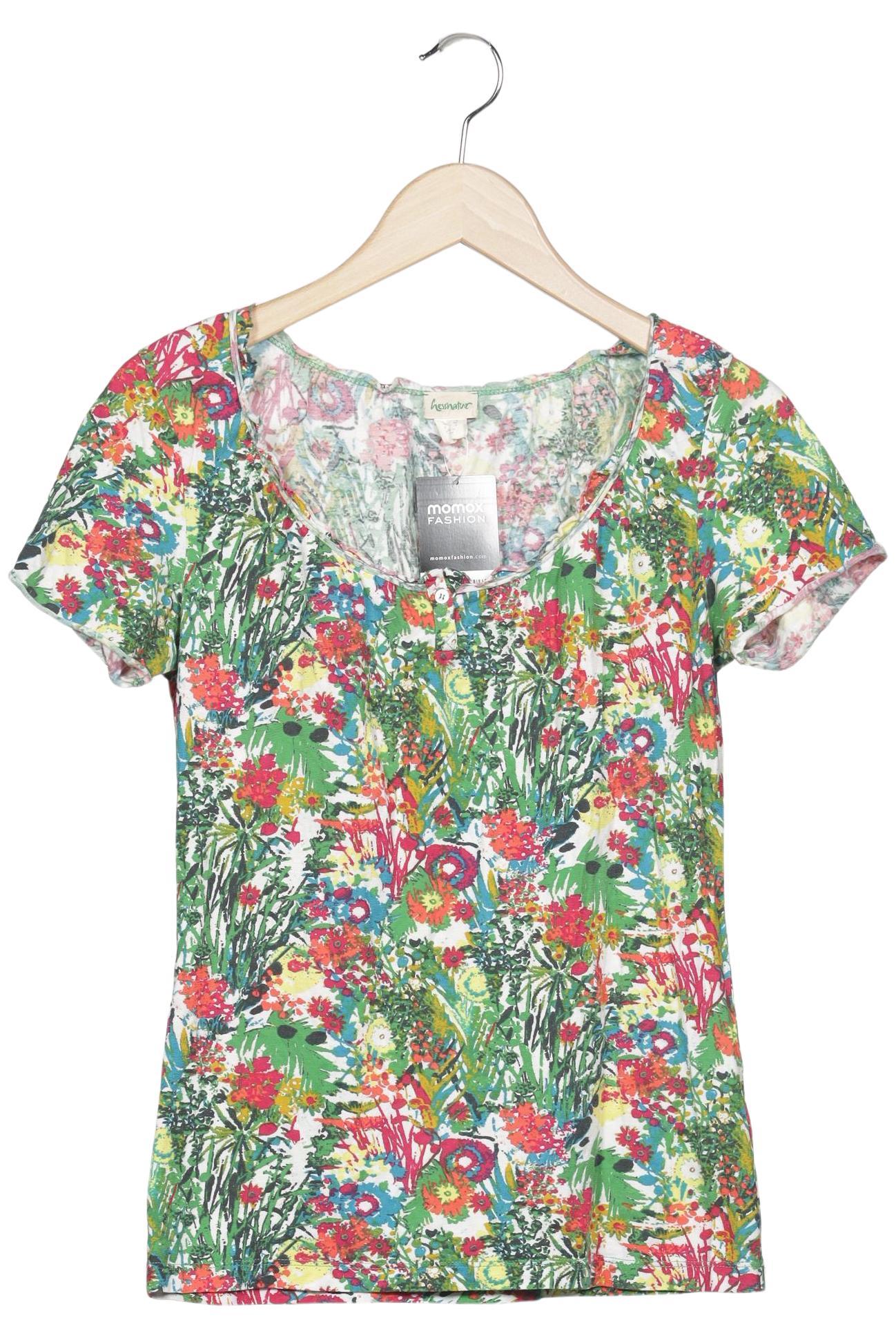 

hessnatur Damen T-Shirt, mehrfarbig, Gr. 34