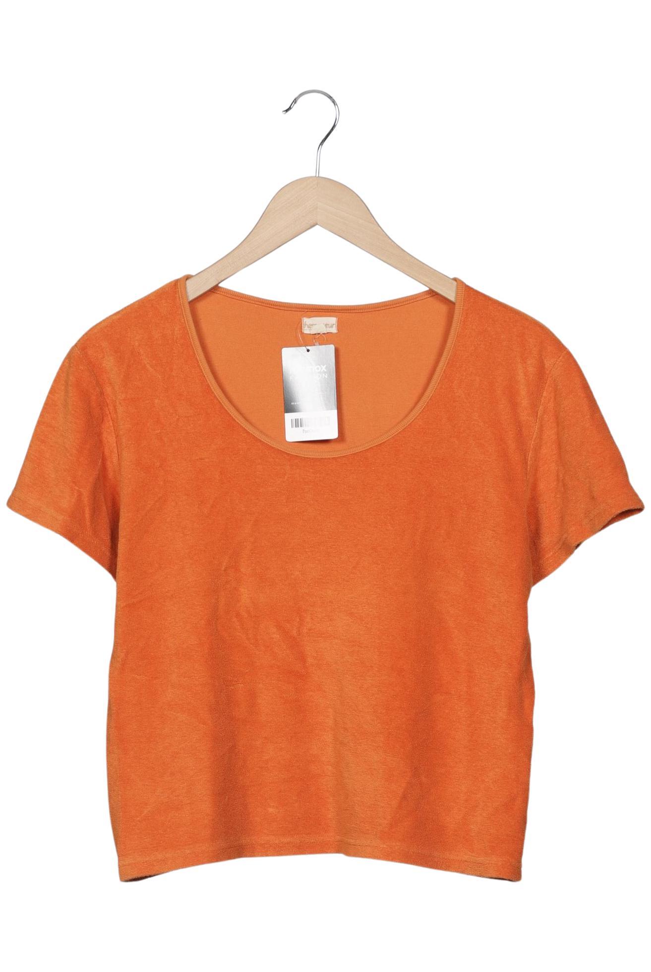 

hessnatur Damen T-Shirt, orange, Gr. 38