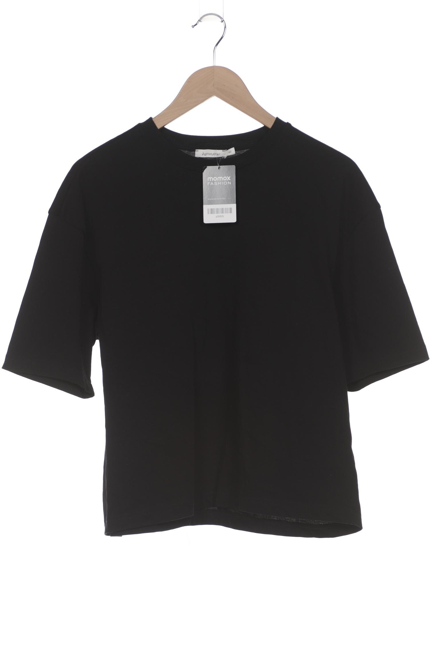

hessnatur Damen T-Shirt, schwarz, Gr. 40