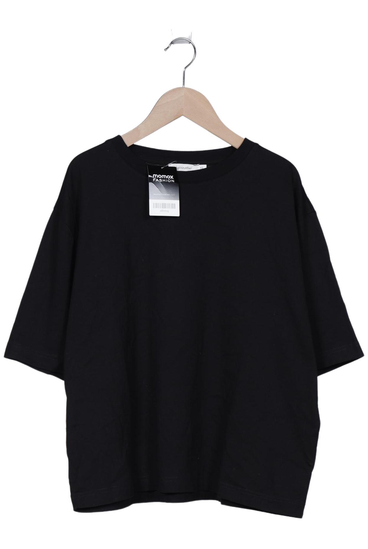

hessnatur Damen T-Shirt, schwarz, Gr. 42