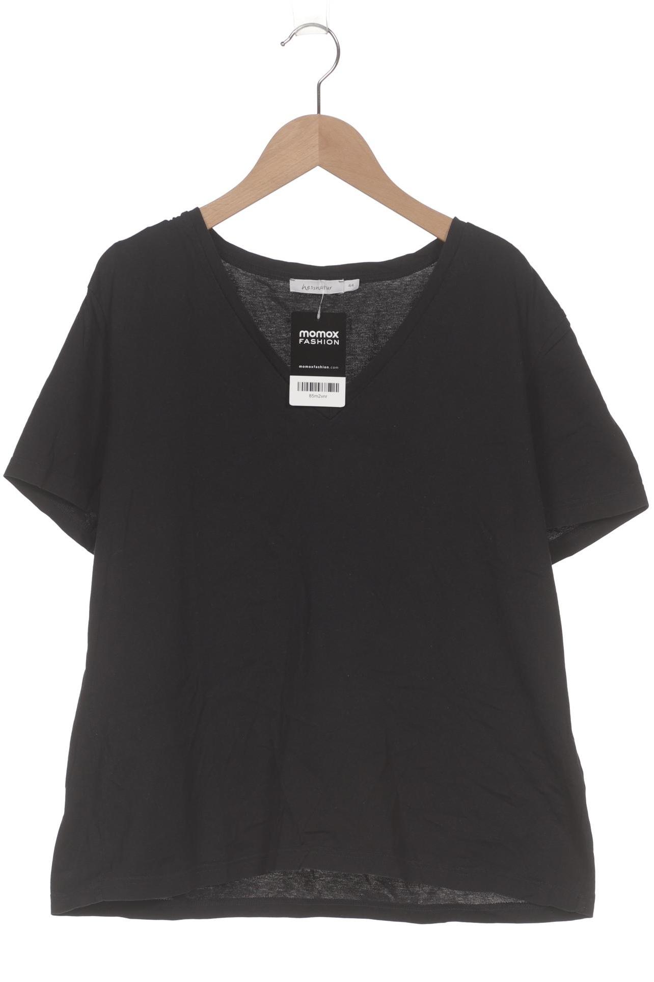 

hessnatur Damen T-Shirt, schwarz, Gr. 44