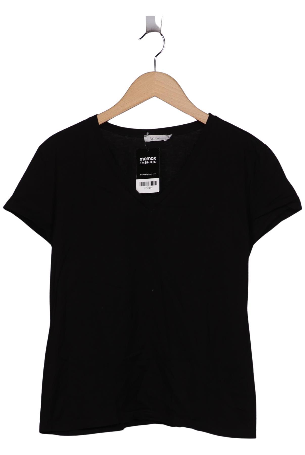 

hessnatur Damen T-Shirt, schwarz, Gr. 42