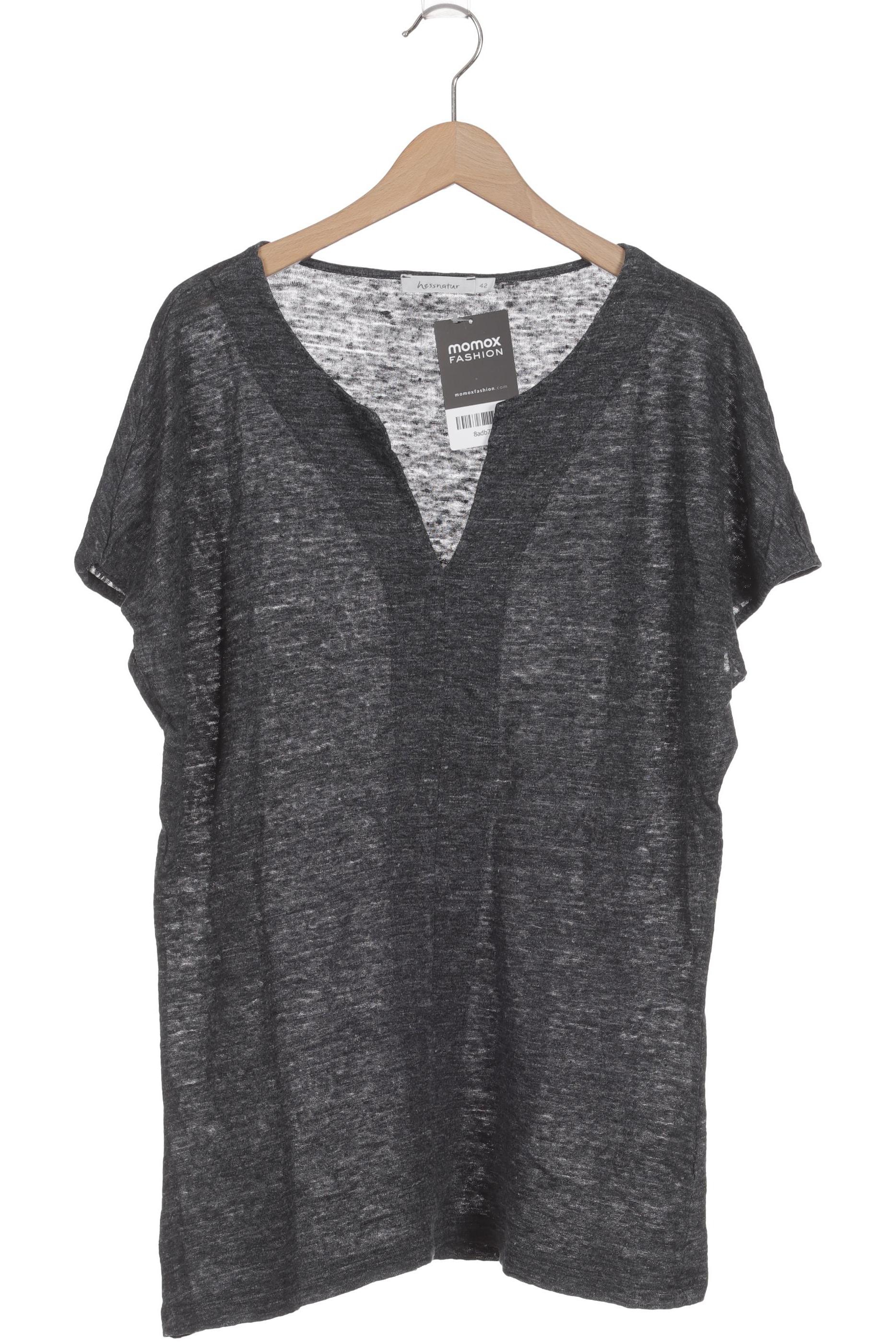 

hessnatur Damen T-Shirt, grau, Gr. 42
