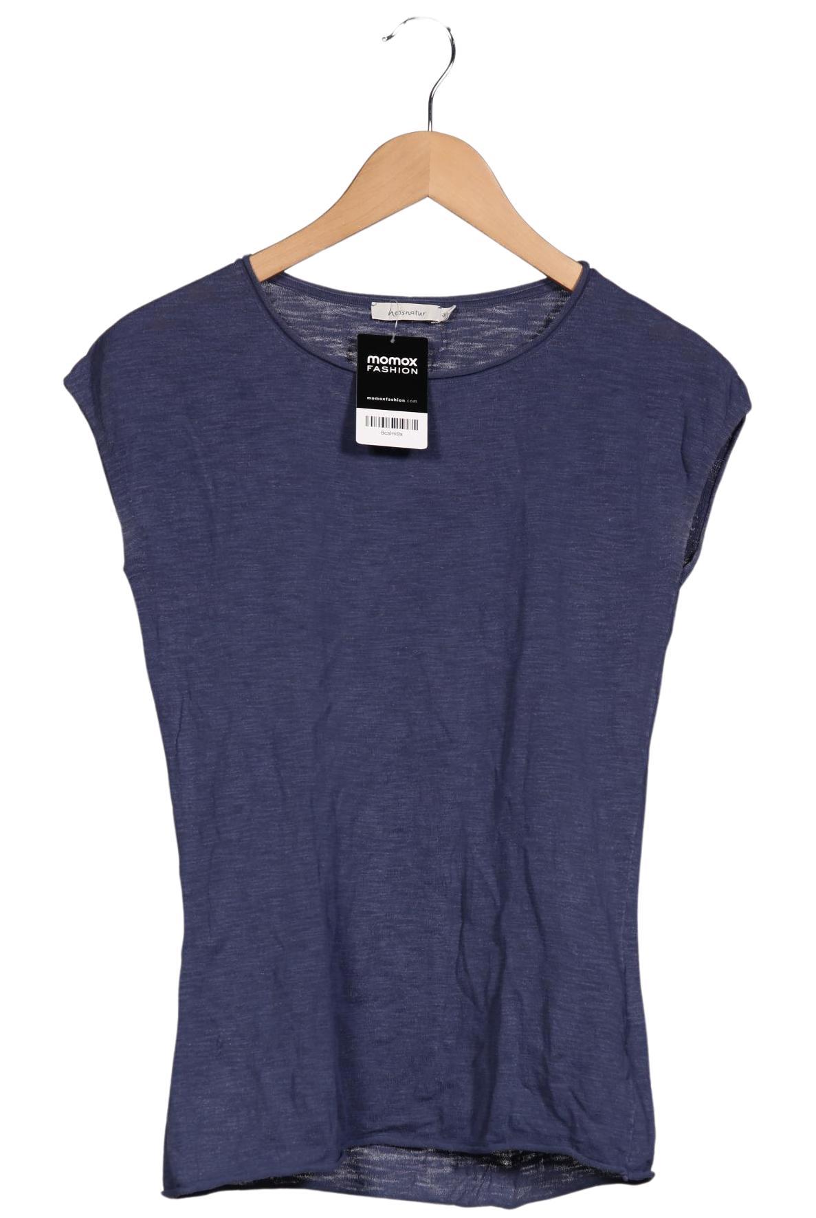 

hessnatur Damen T-Shirt, marineblau, Gr. 34