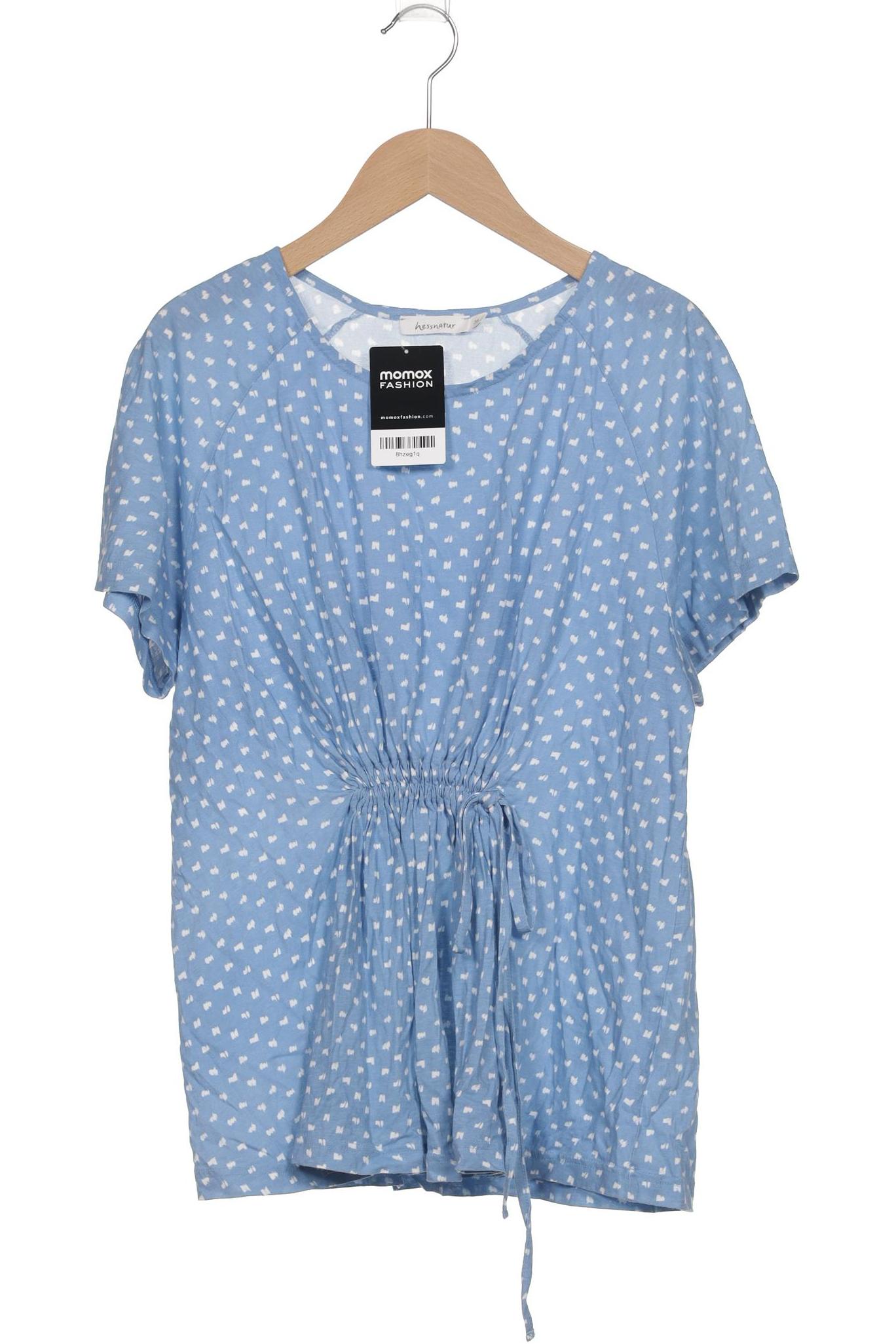 

hessnatur Damen T-Shirt, blau, Gr. 36