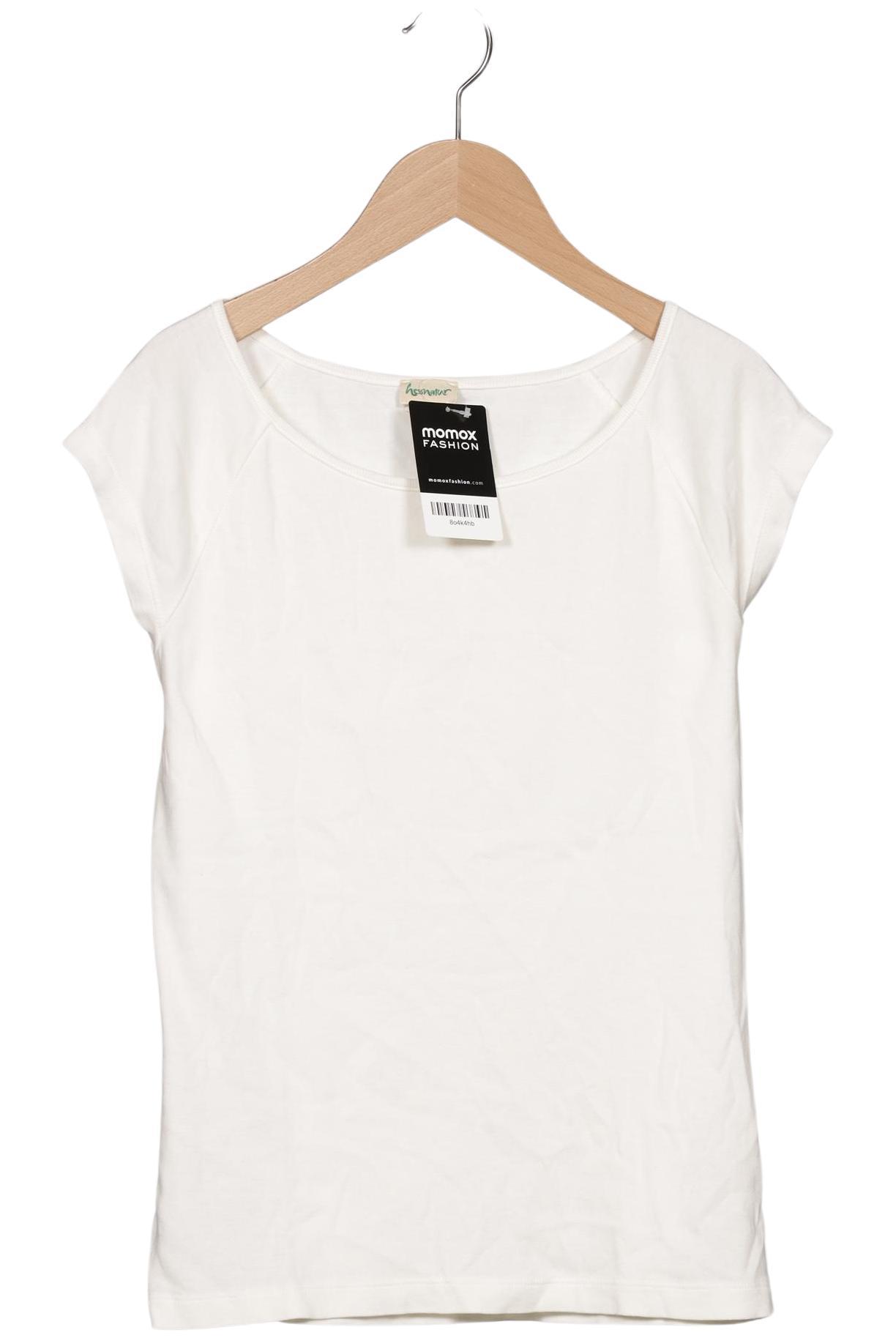 

hessnatur Damen T-Shirt, cremeweiß, Gr. 36