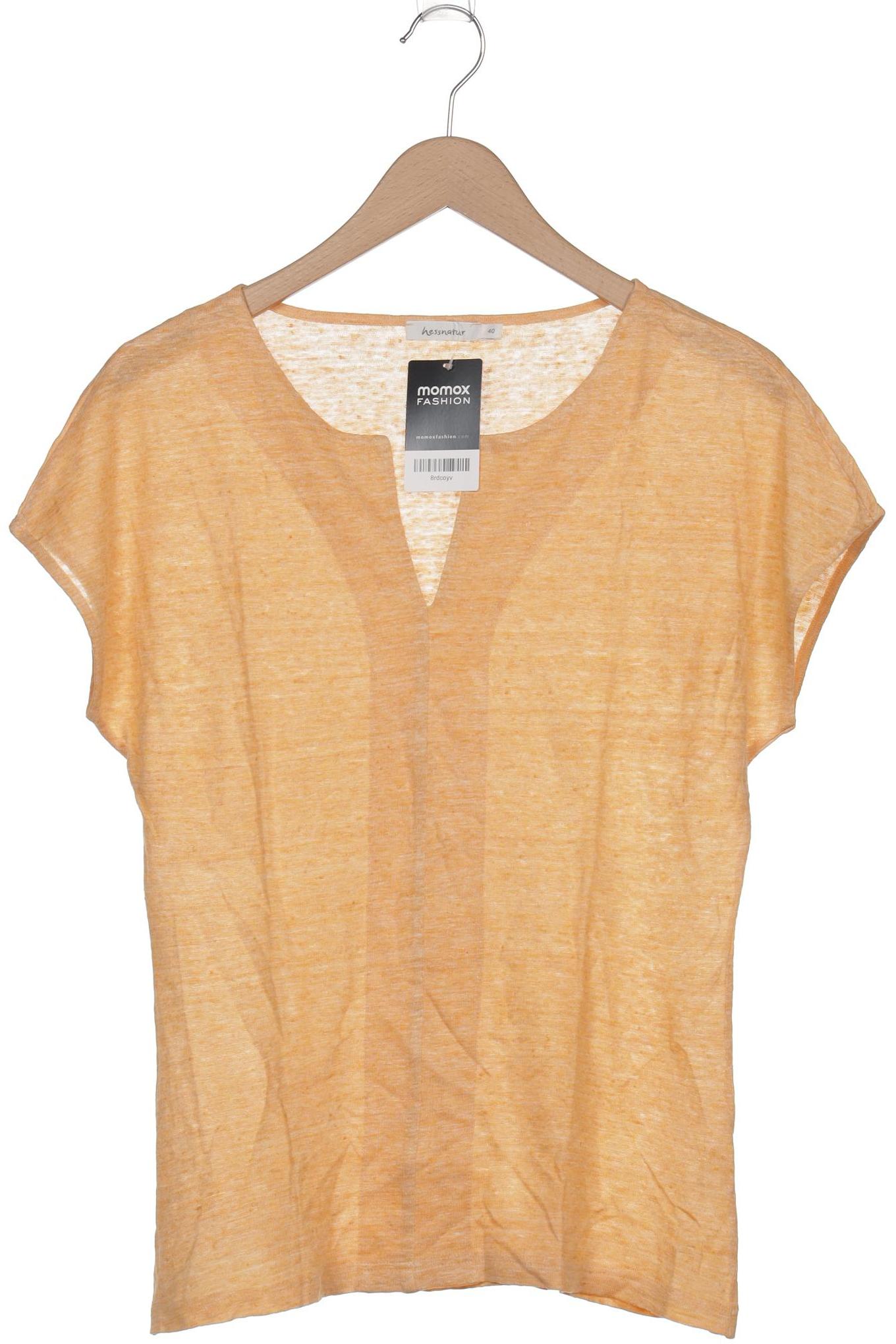 

hessnatur Damen T-Shirt, orange, Gr. 40
