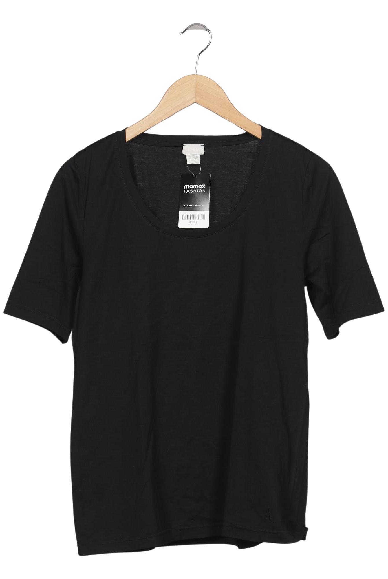 

hessnatur Damen T-Shirt, schwarz, Gr. 40