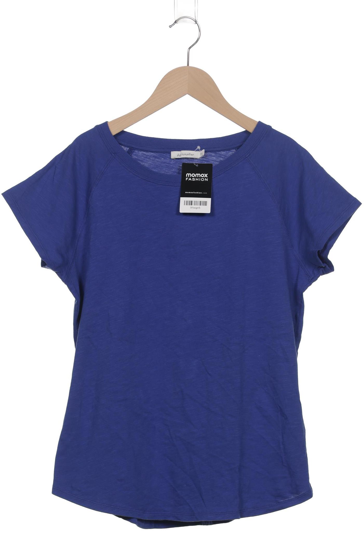 

hessnatur Damen T-Shirt, blau, Gr. 38