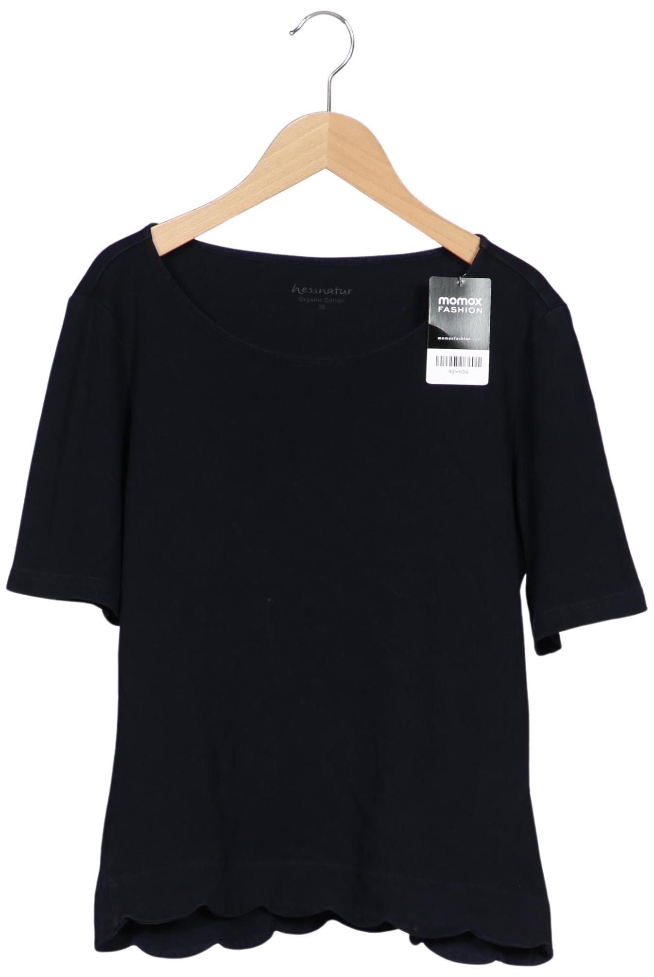 

hessnatur Damen T-Shirt, marineblau, Gr. 38