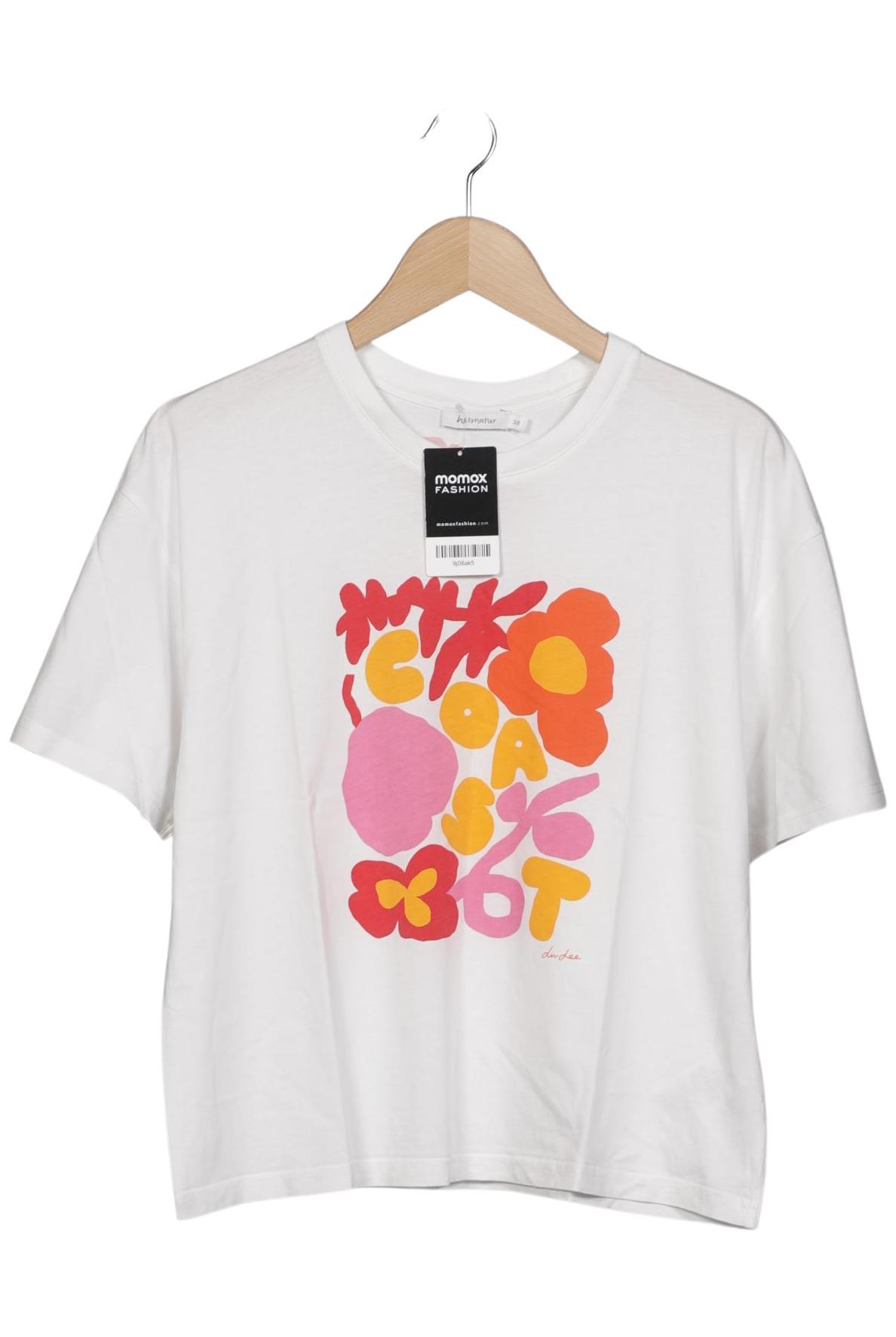 

hessnatur Damen T-Shirt, weiß, Gr. 38