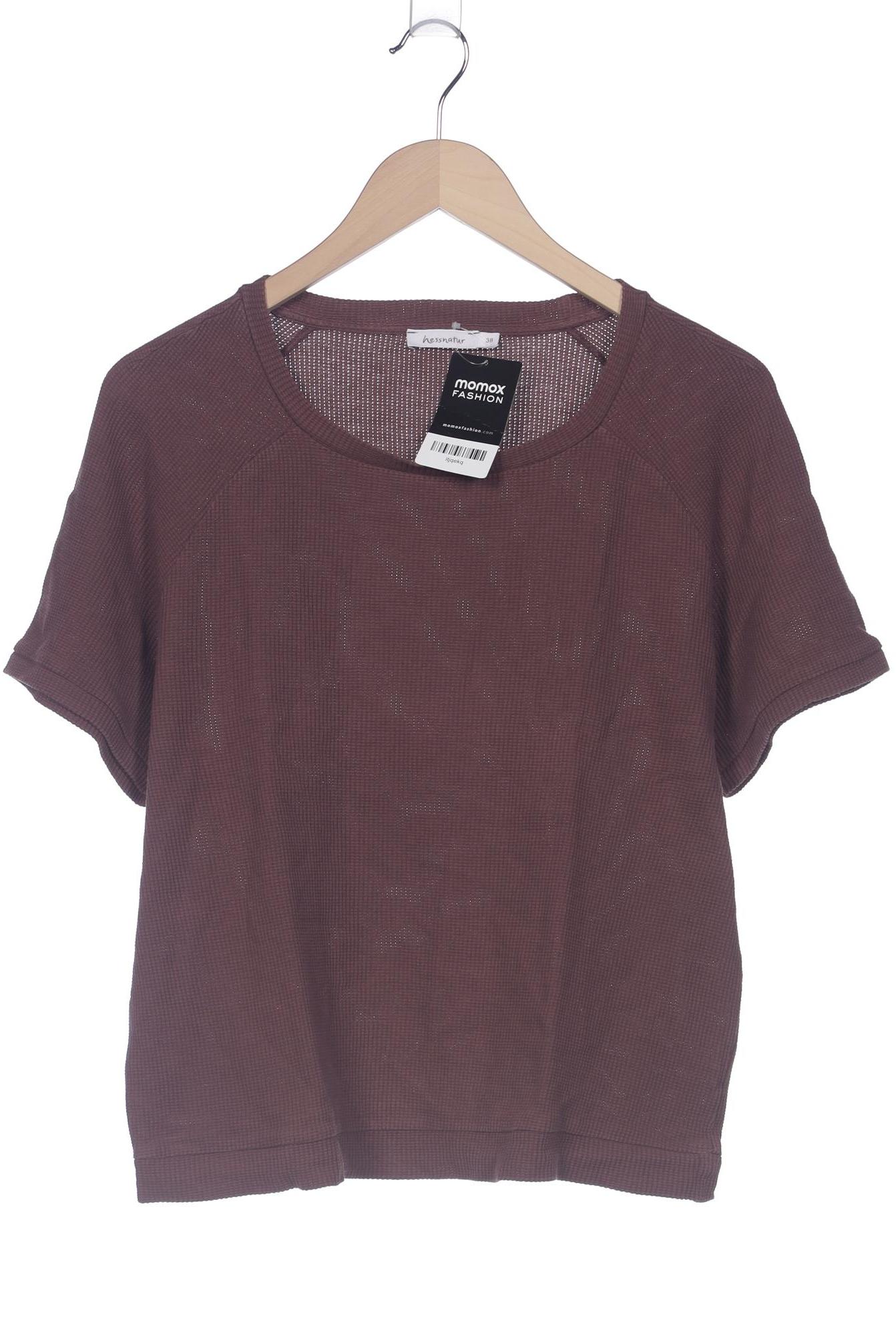 

hessnatur Damen T-Shirt, bordeaux, Gr. 38