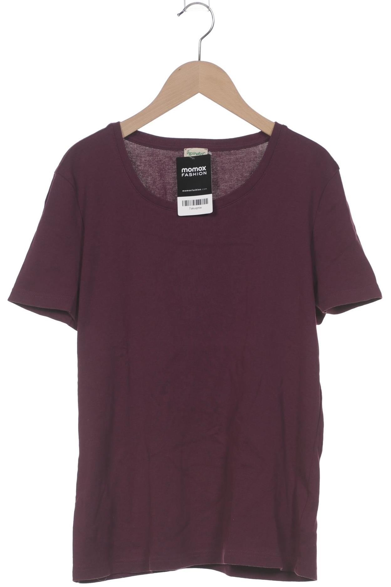 

hessnatur Damen T-Shirt, bordeaux, Gr. 44