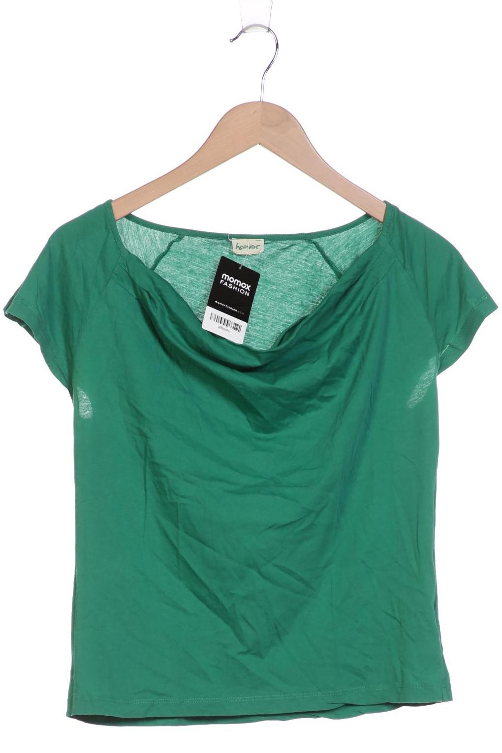 

hessnatur Damen T-Shirt, grün, Gr. 34