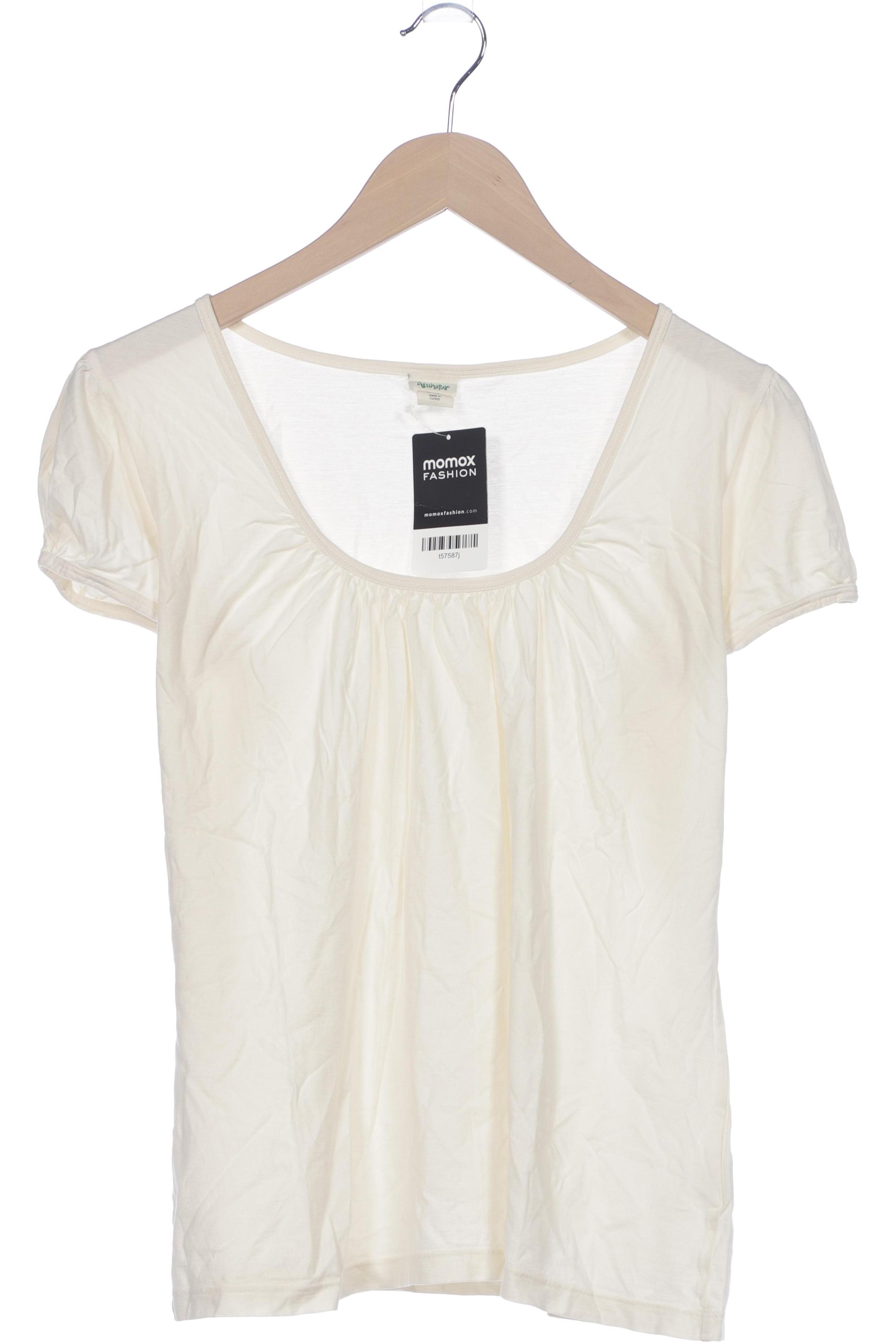 

hessnatur Damen T-Shirt, cremeweiß, Gr. 44