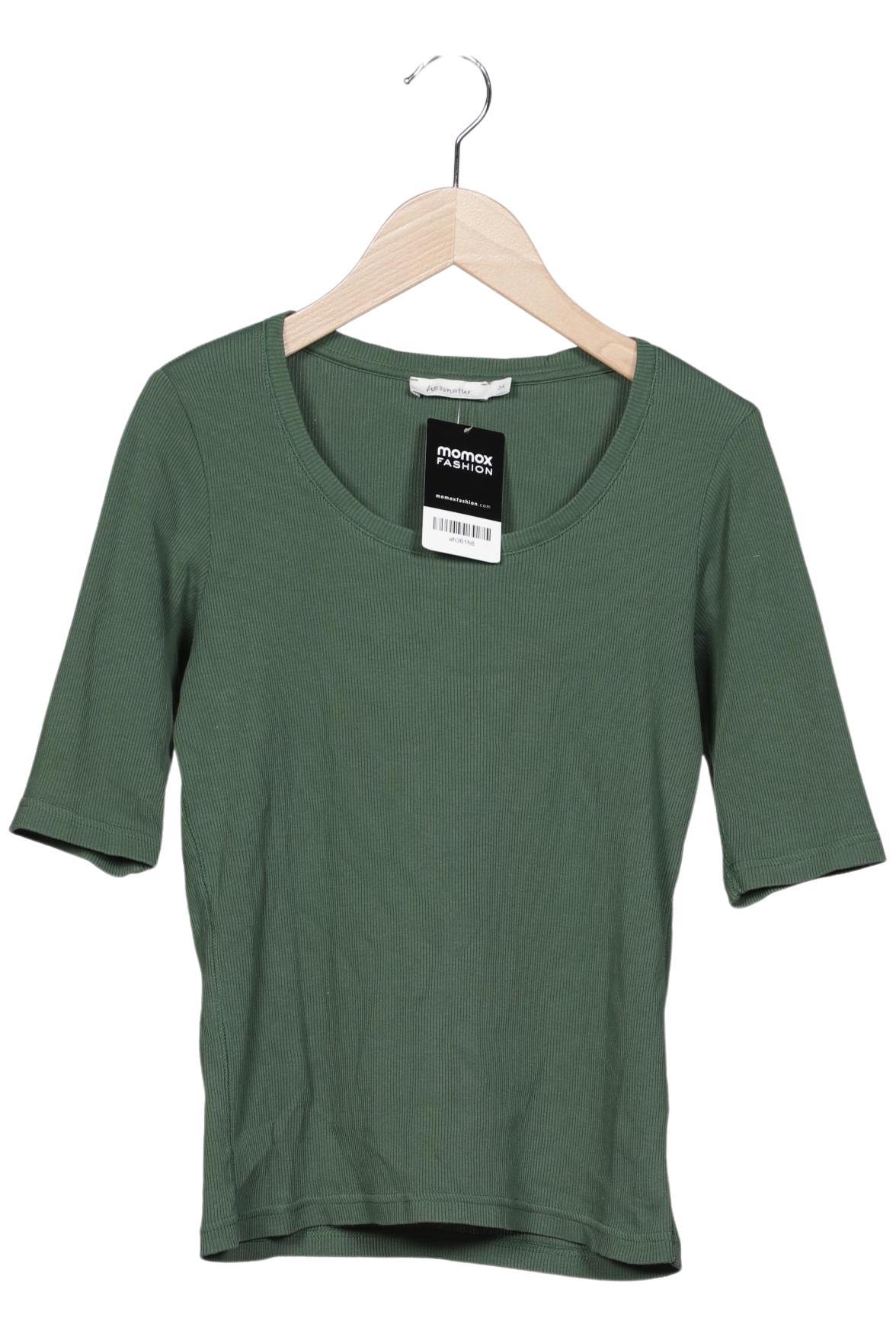 

hessnatur Damen T-Shirt, grün, Gr. 34