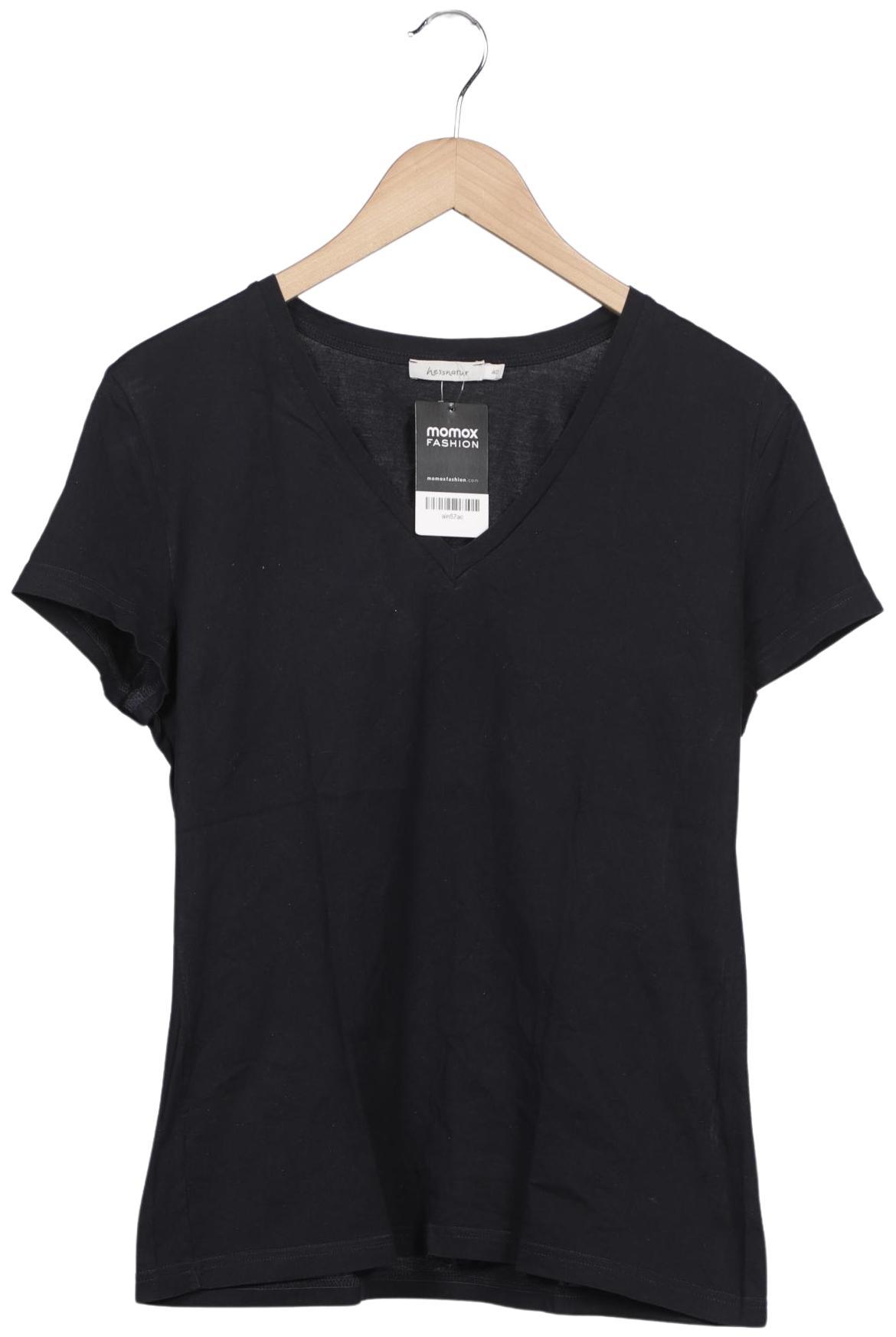 

hessnatur Damen T-Shirt, marineblau, Gr. 40