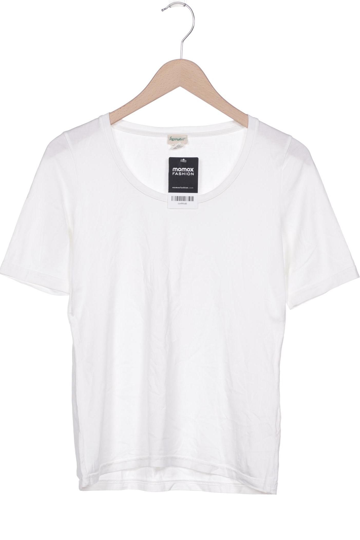 

hessnatur Damen T-Shirt, weiß, Gr. 36