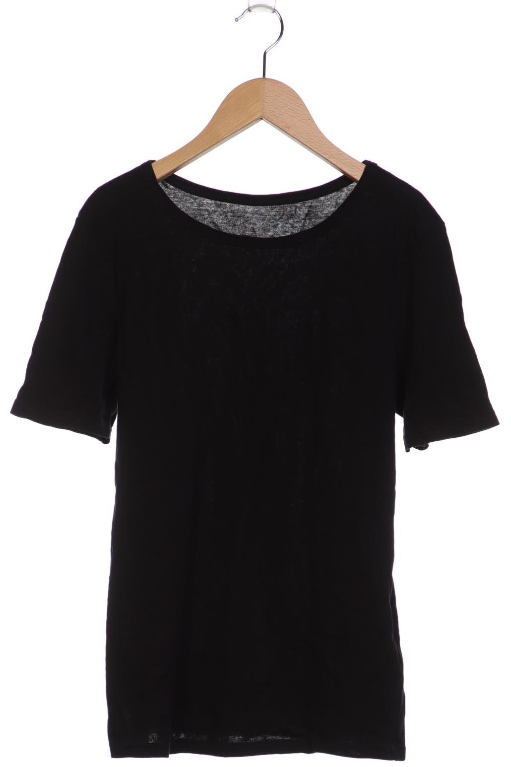 

hessnatur Damen T-Shirt, schwarz, Gr. 42