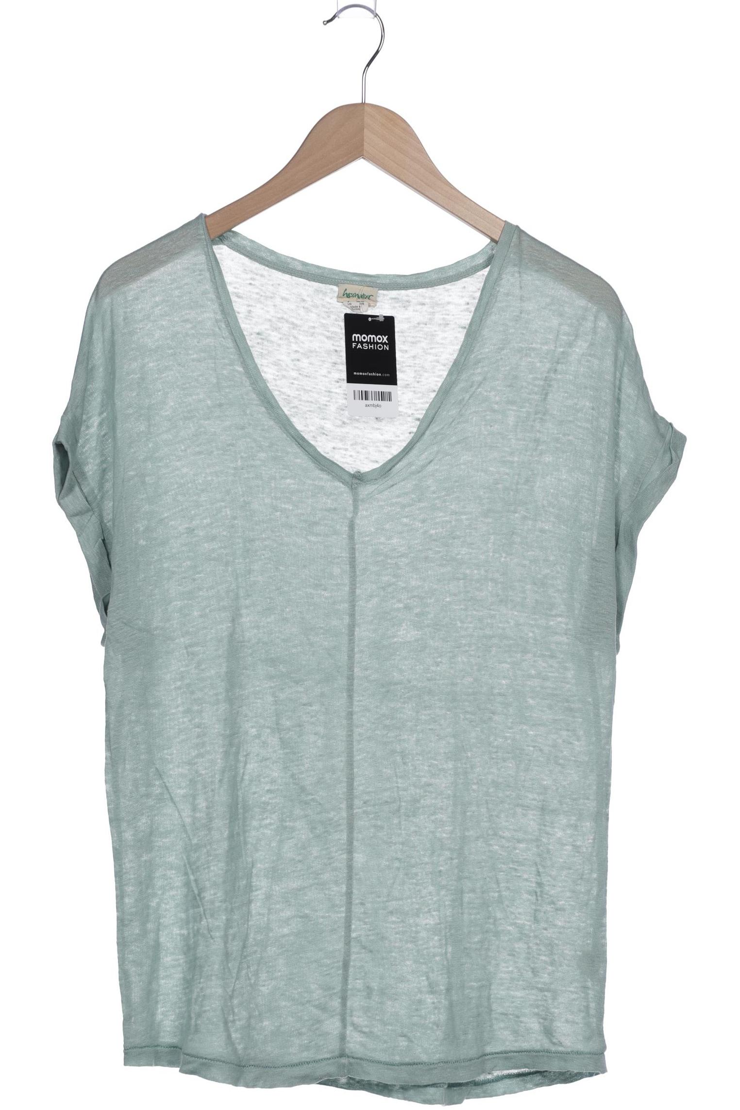 

hessnatur Damen T-Shirt, türkis, Gr. 36