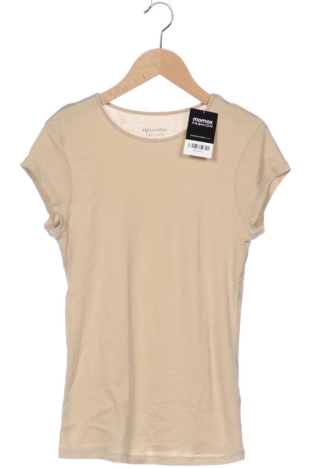 

hessnatur Damen T-Shirt, cremeweiß, Gr. 40