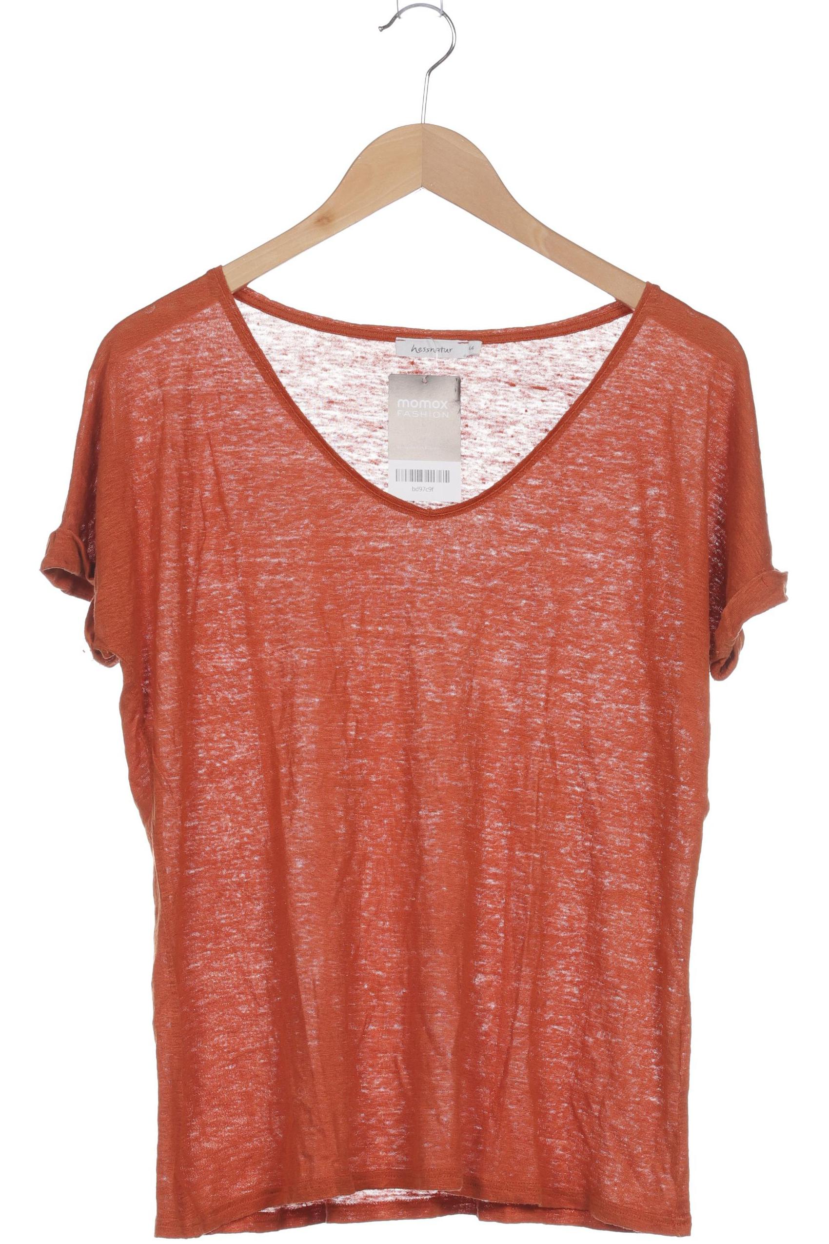 

hessnatur Damen T-Shirt, orange, Gr. 44