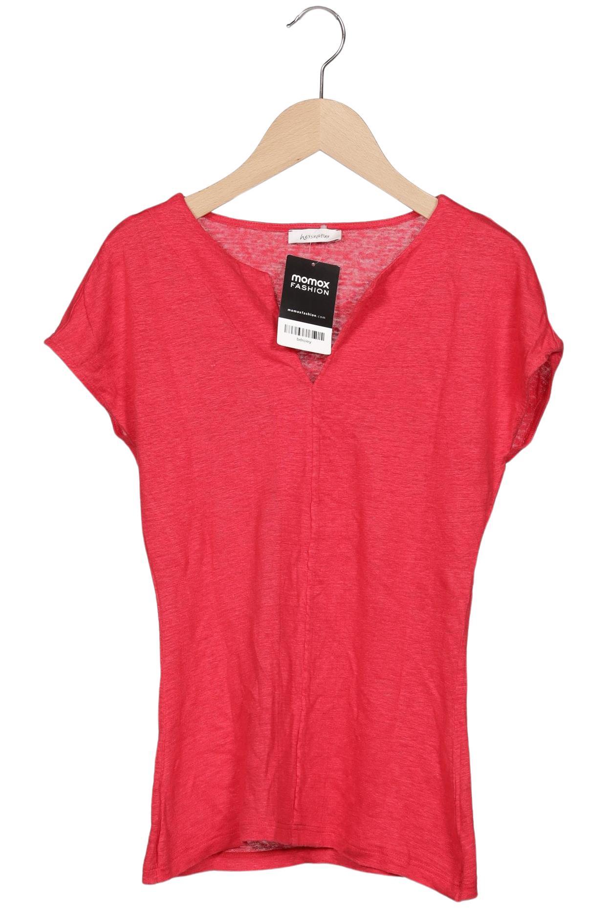 

hessnatur Damen T-Shirt, rot, Gr. 42