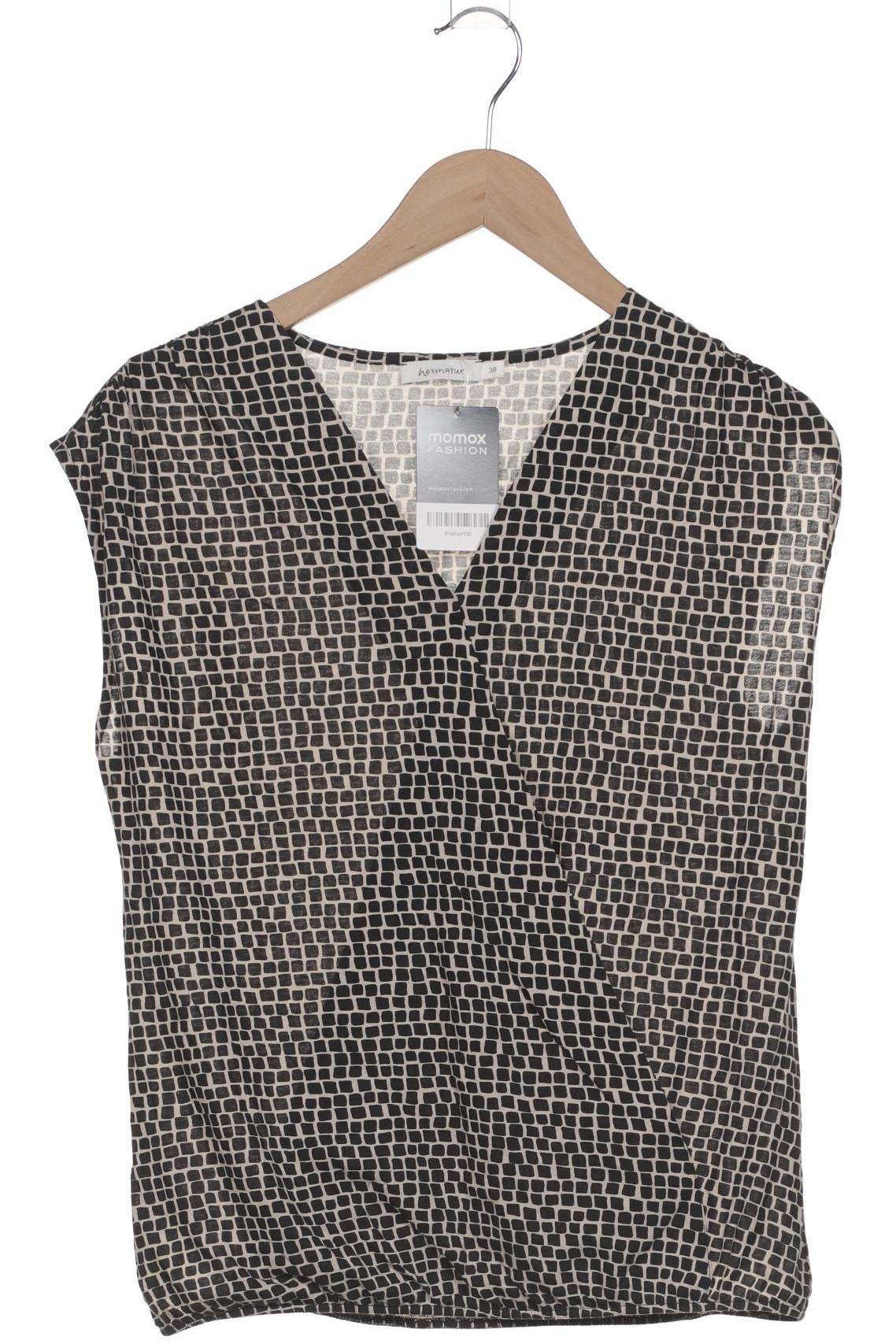 

hessnatur Damen T-Shirt, schwarz, Gr. 38